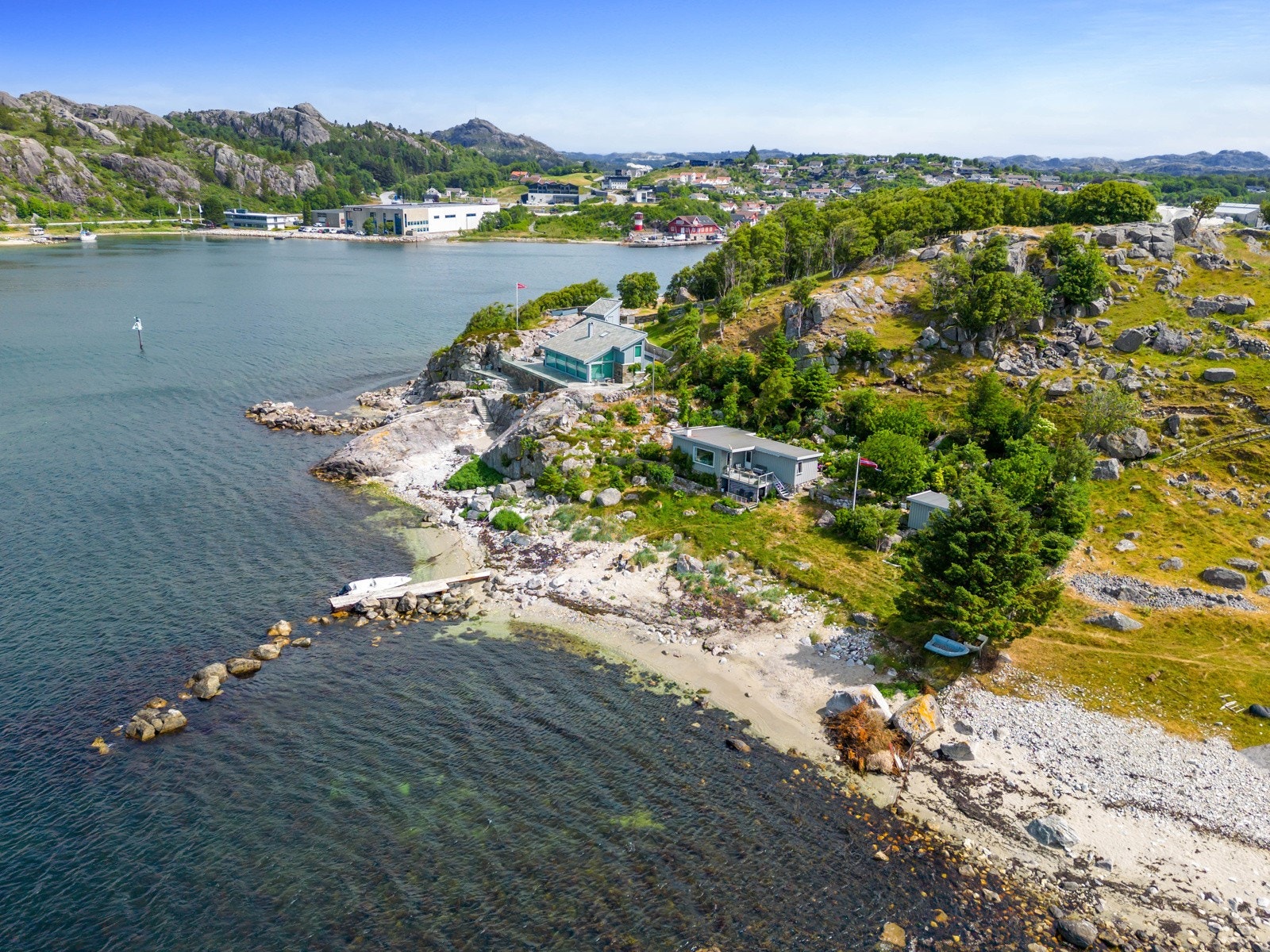 Den fantastiske beliggenheten byr på spektakulær utsikt. Galleribilde