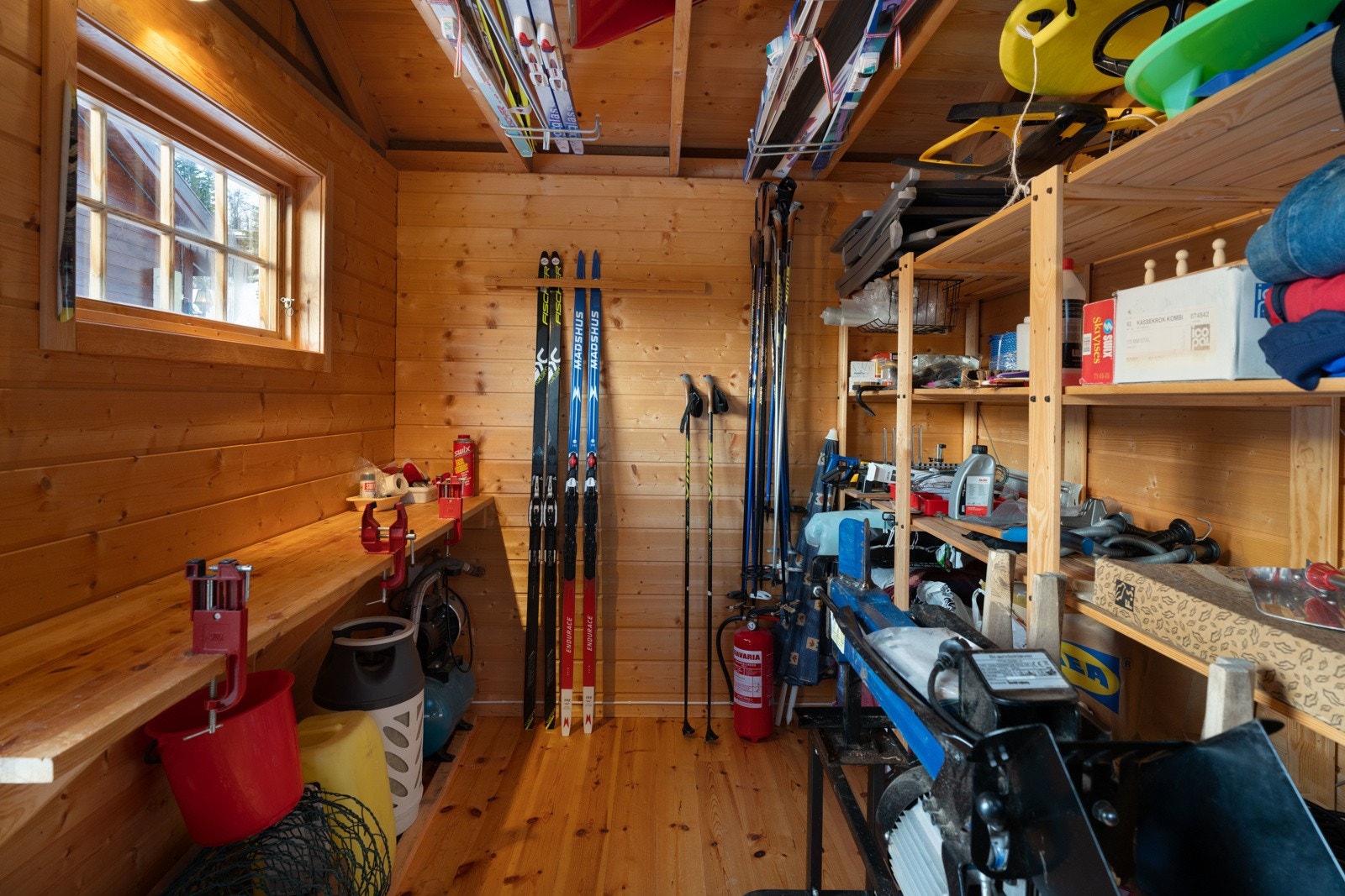 Skibod/bod i annekset. Galleribilde