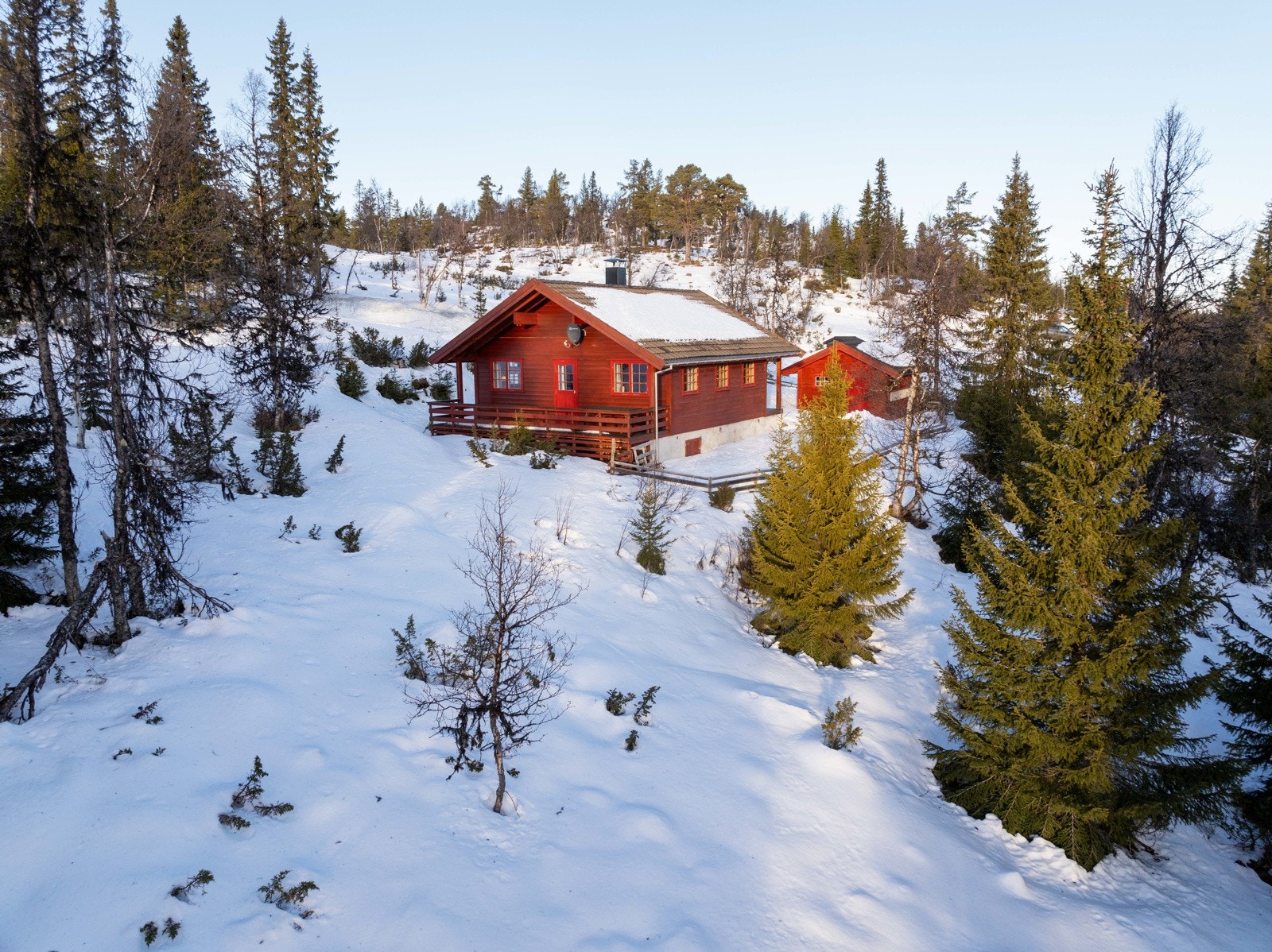 Vinterstemning Galleribilde