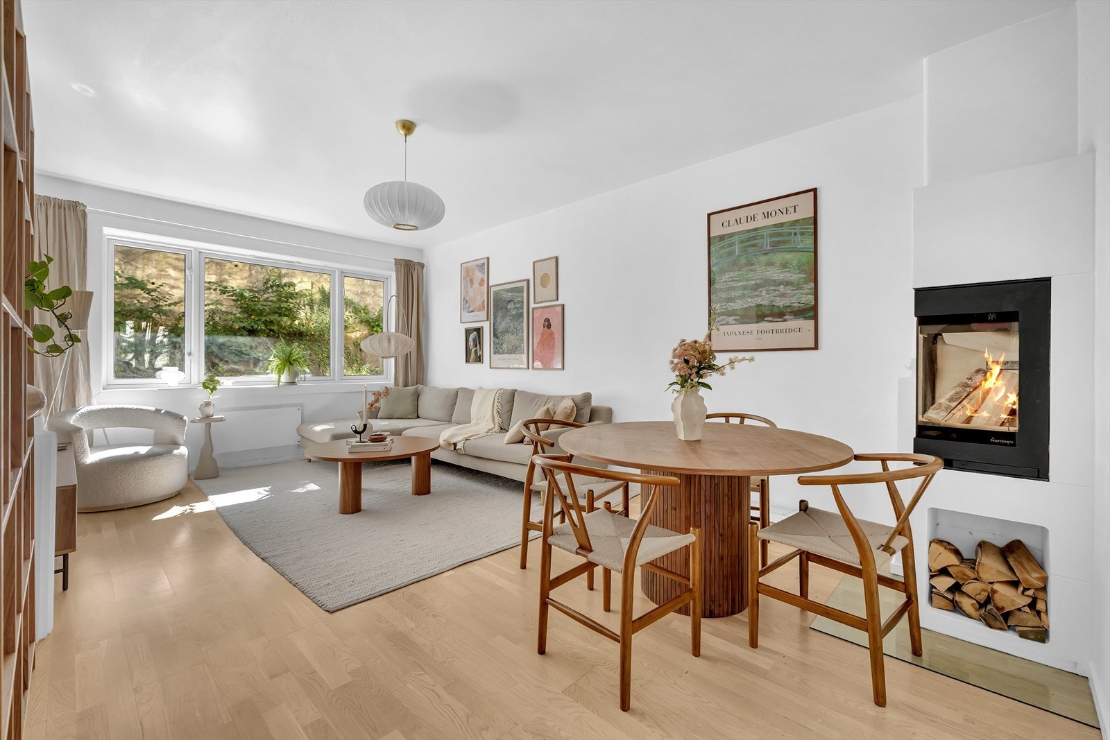 En gjennomgående 3-roms med gode lysforhold og attraktiv beliggenhet midt i byen Galleribilde