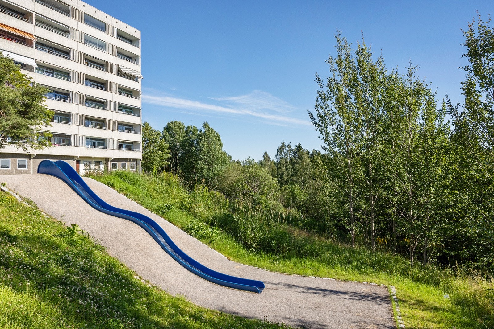 Borettslagets fellesområde. Galleribilde