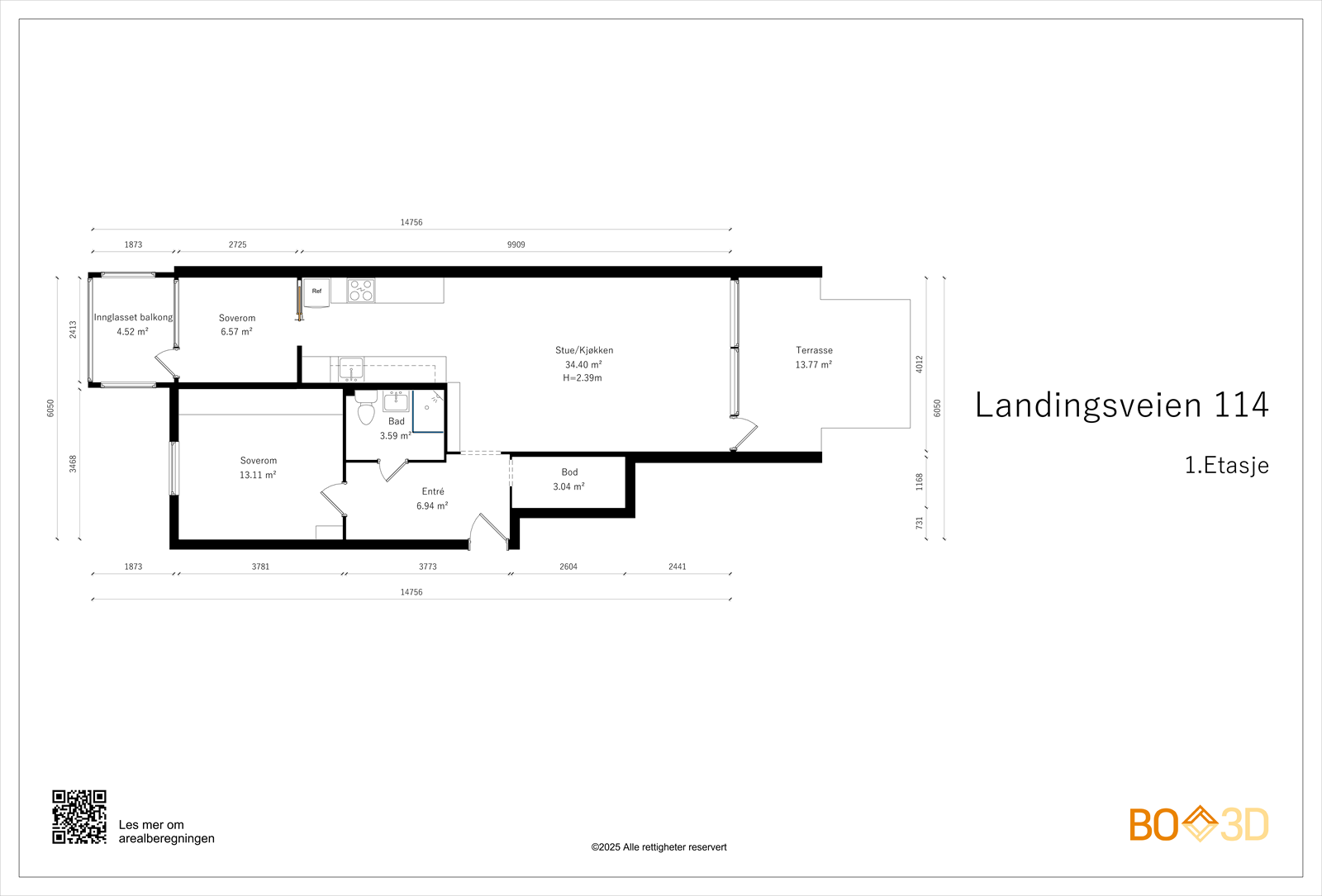 Plantegning Galleribilde