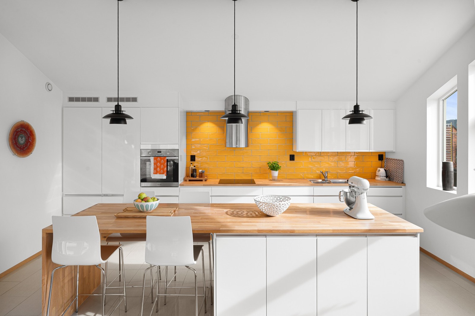 For den matglade vil man sette pris på den gode benkeplassen. Galleribilde