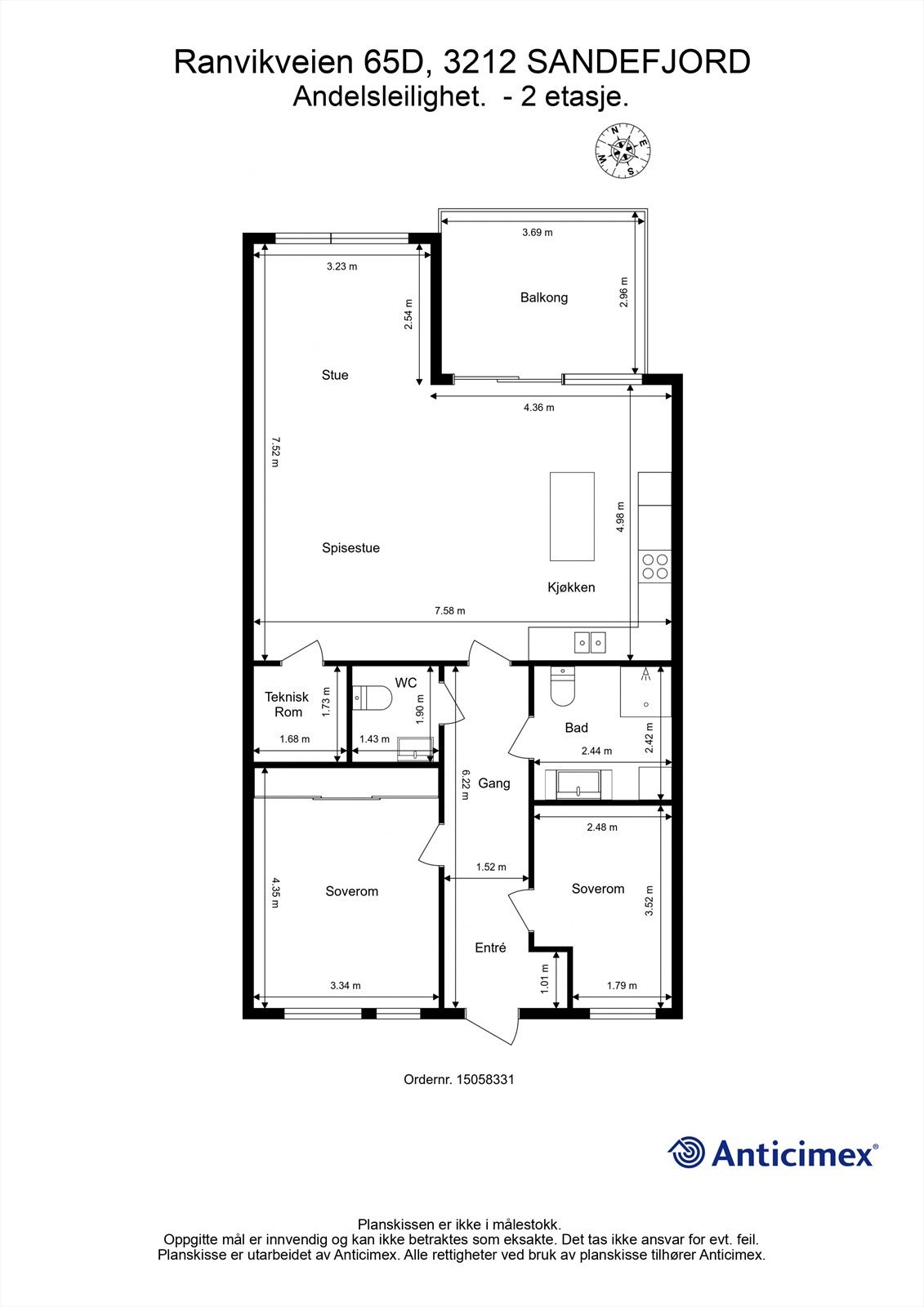 plantegning Galleribilde