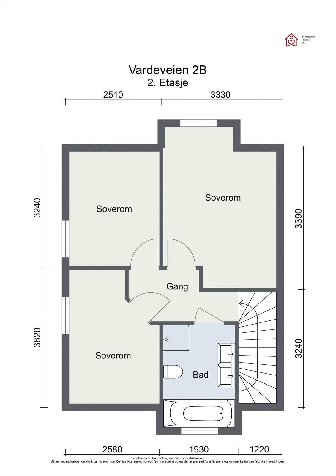 Plantegning 2.etasje Galleribilde