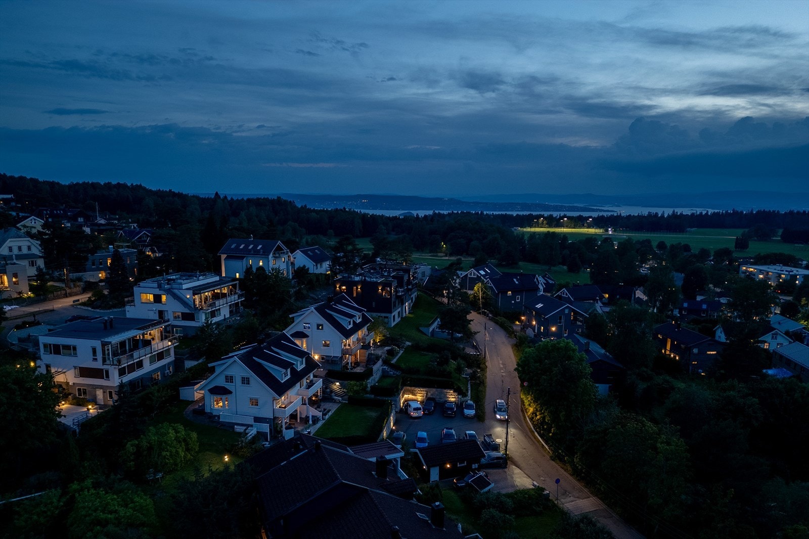 Boligen ligger høyt til i villaområde på Ekeberg Galleribilde