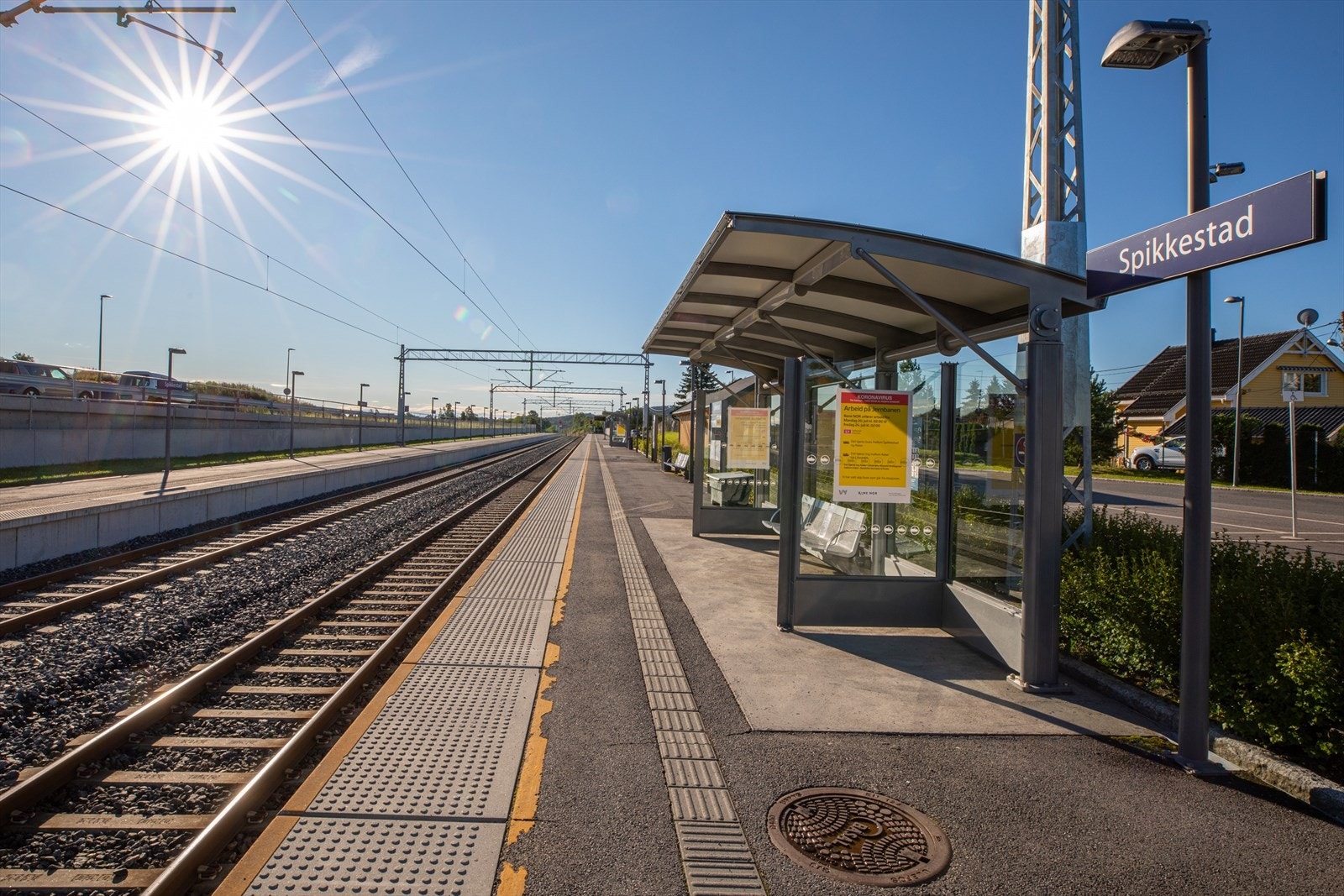 Spikkestad togstasjon Galleribilde