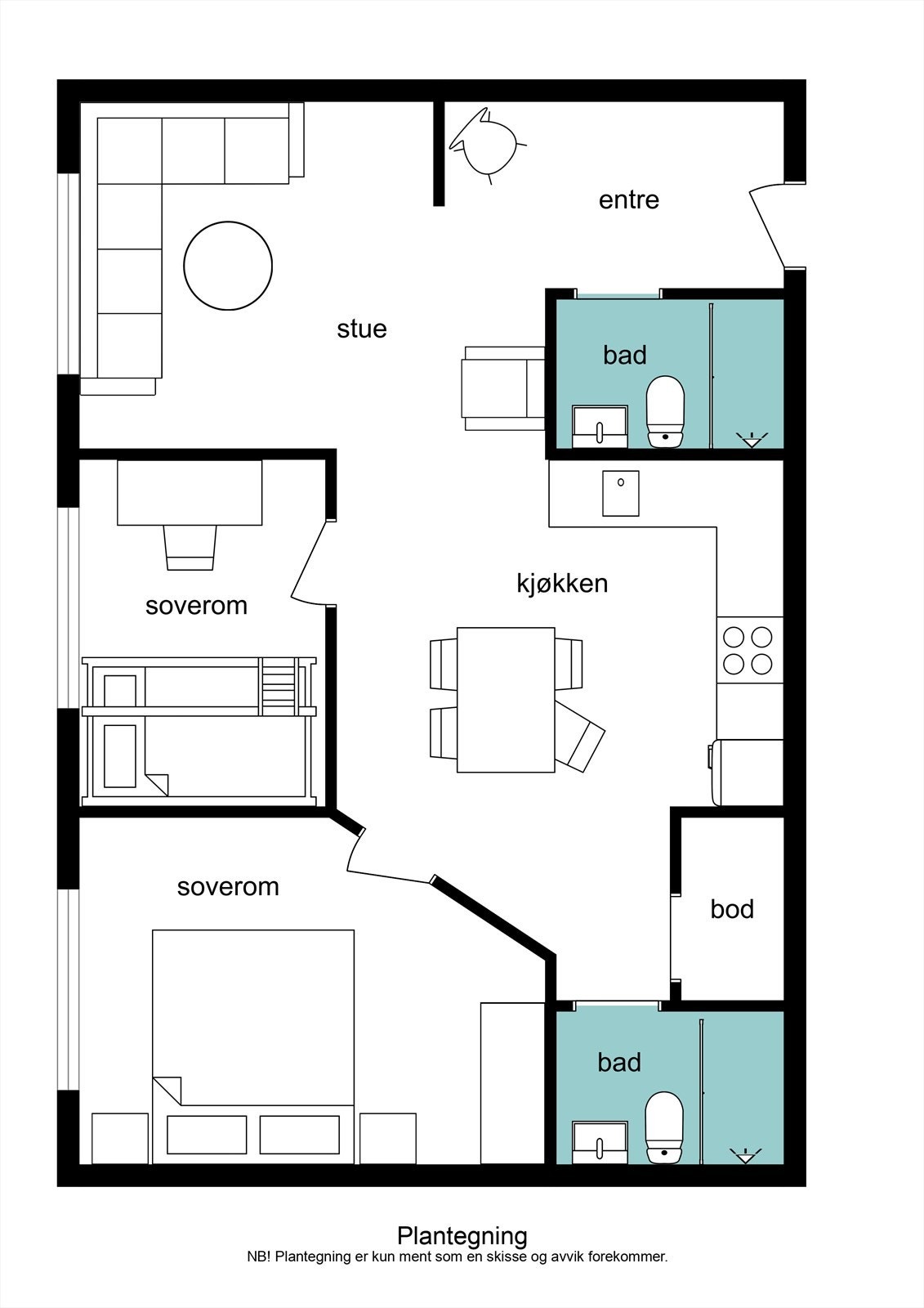 Plantegning Galleribilde