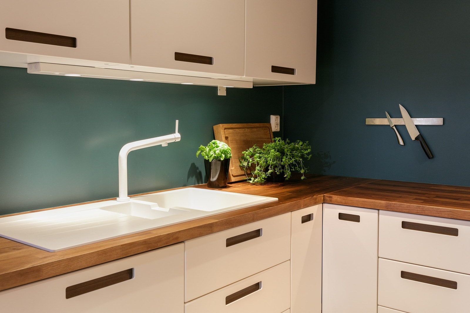 Detaljefoto fra kjøkken Galleribilde