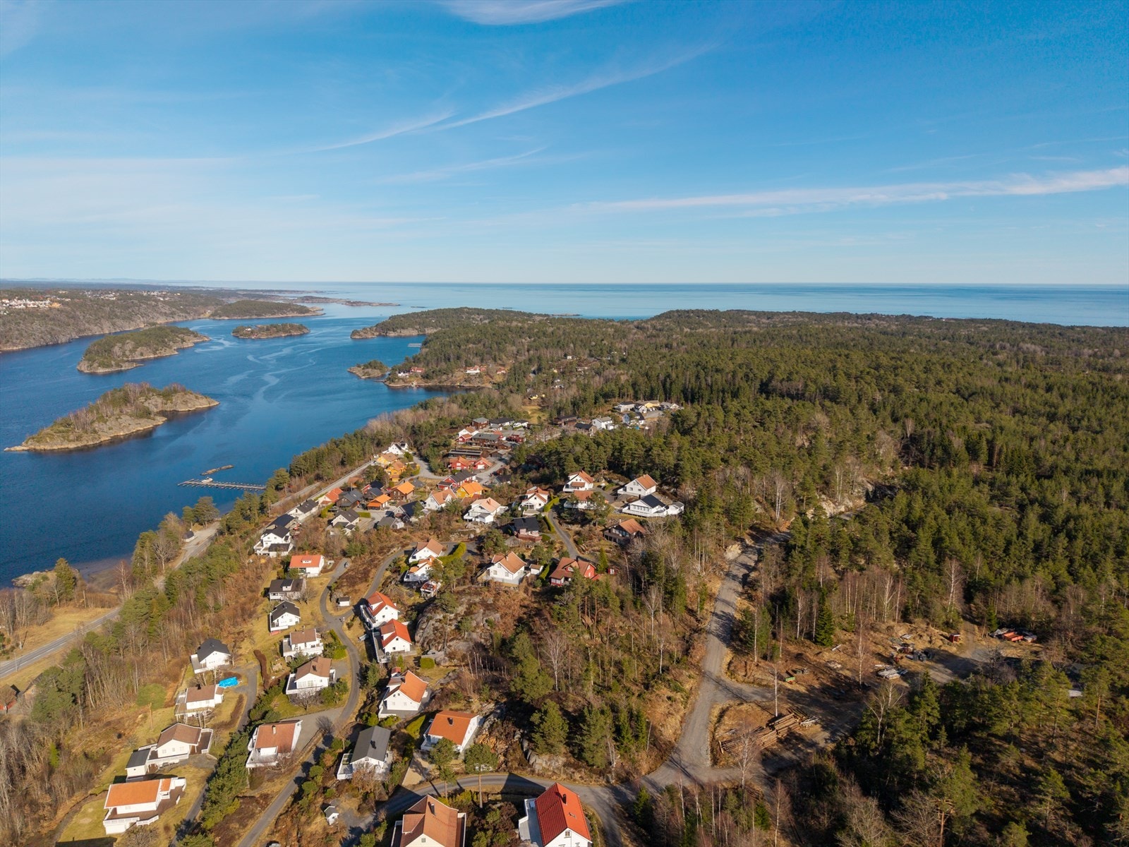 Utsikt over Sandnesfjorden Galleribilde