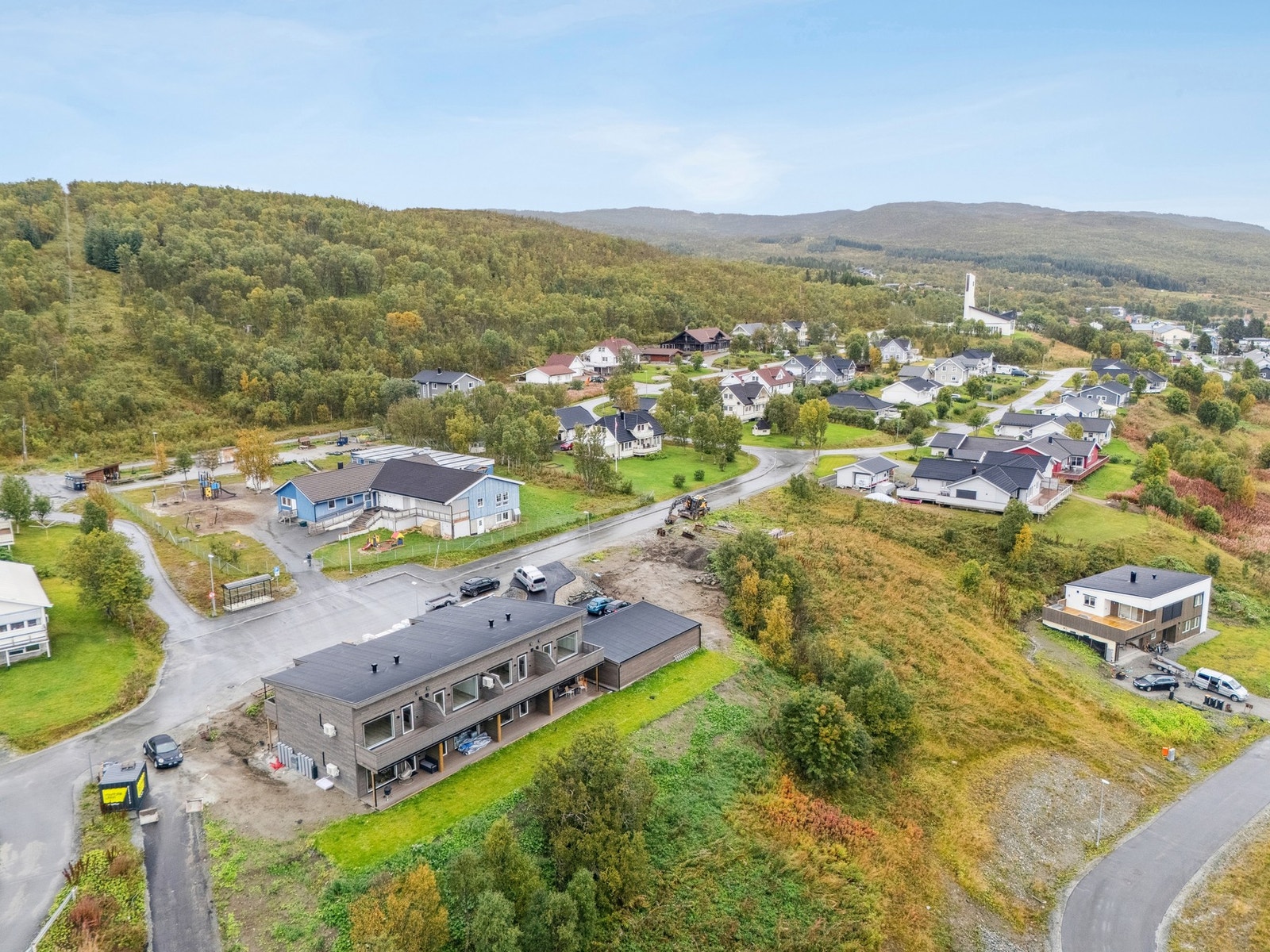 Nærområdet fra lufta. Galleribilde