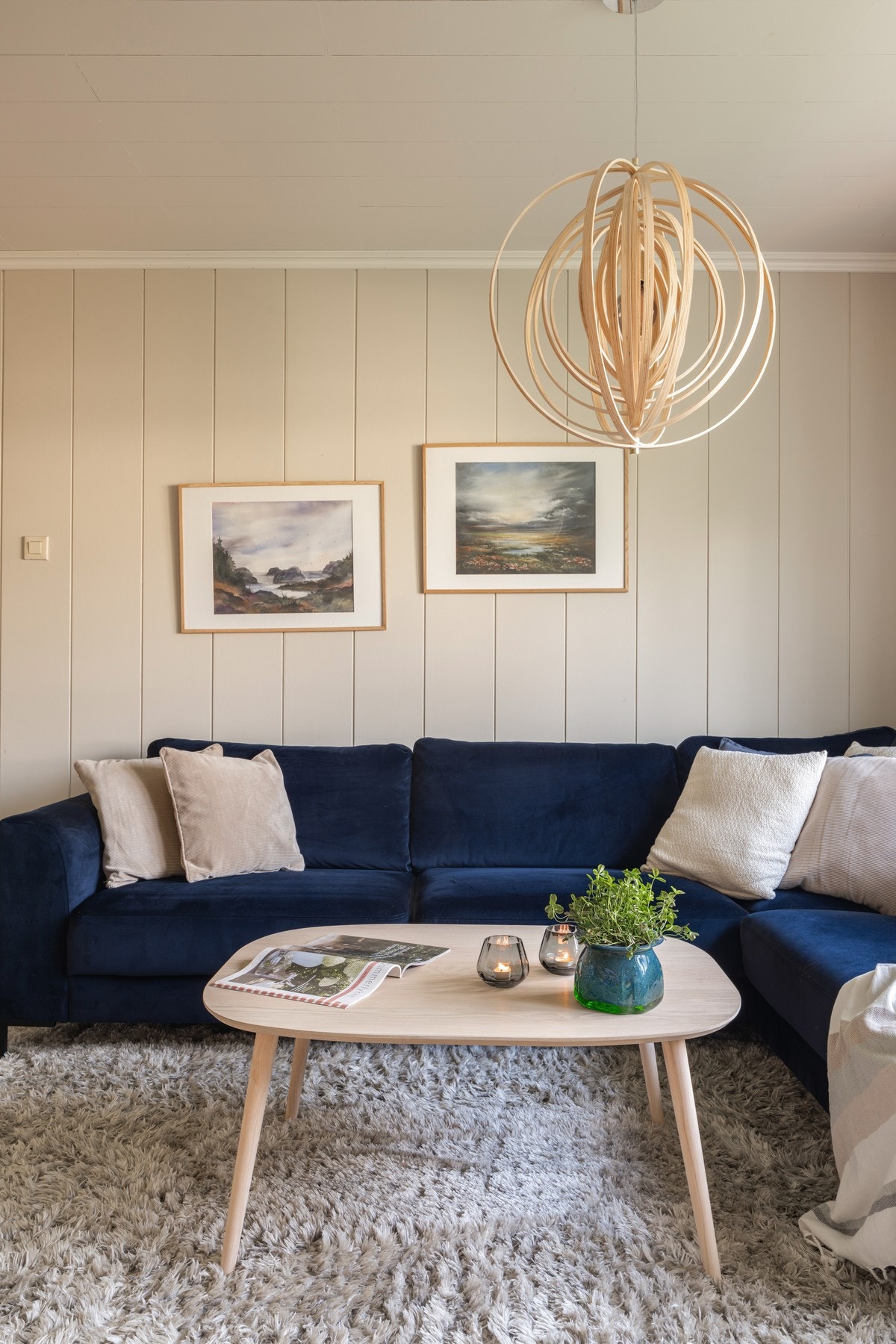 Stuen har en fin utforming, som gjør det enkelt å møblere etter eget behov. Galleribilde