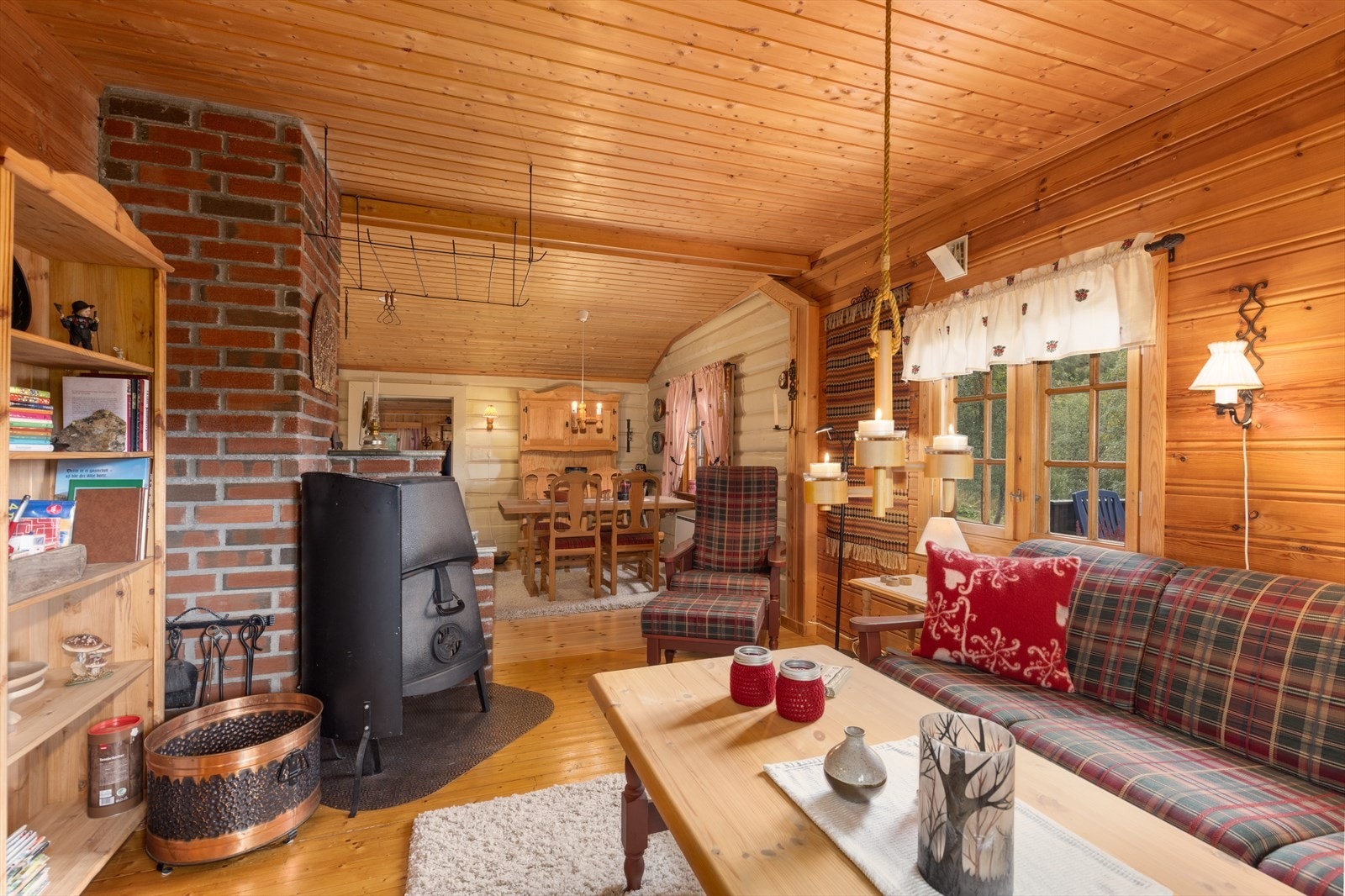 I stuen er det god plass til møblering. Galleribilde