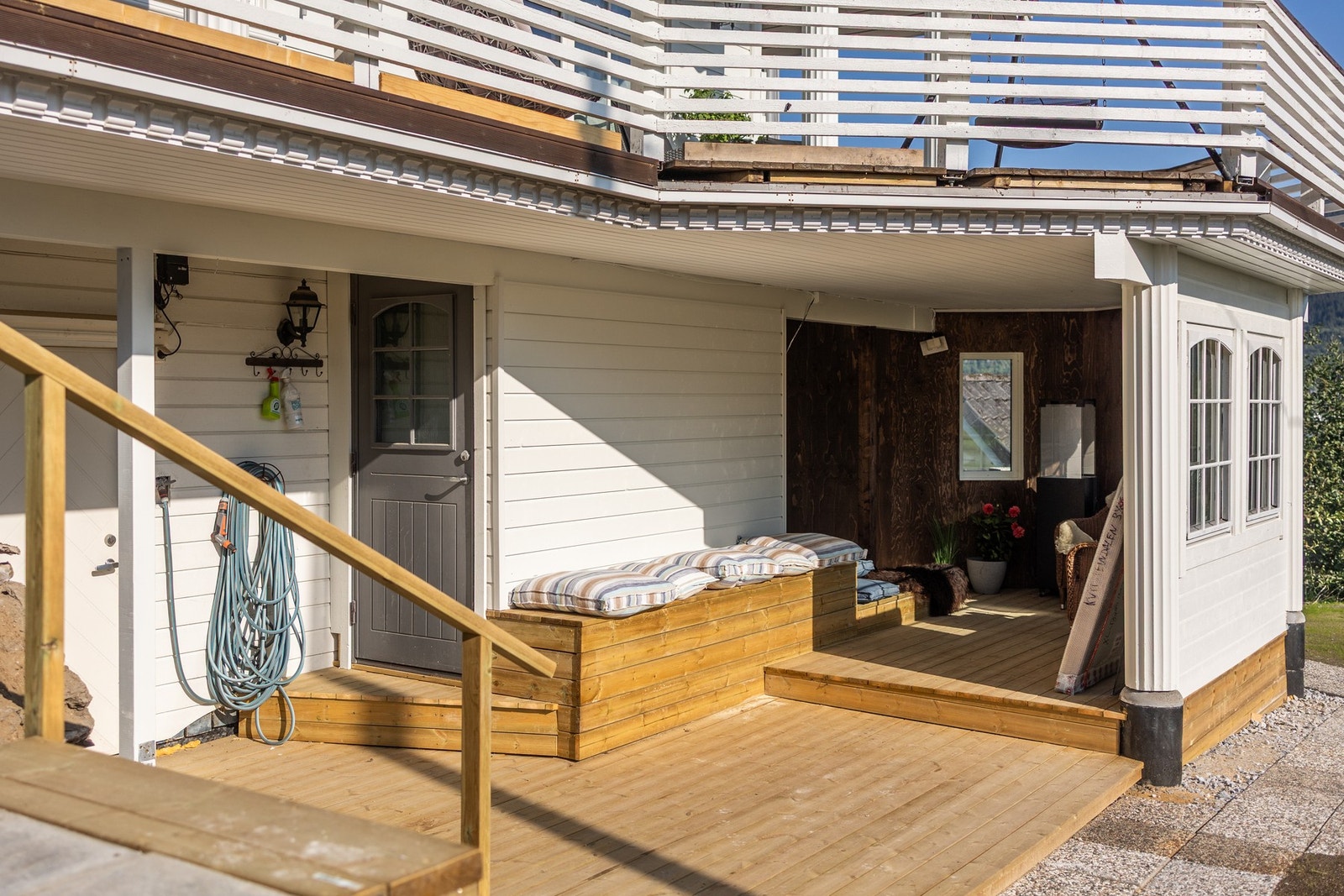 Utestuen er nylig ombygget og har en fin standard Galleribilde