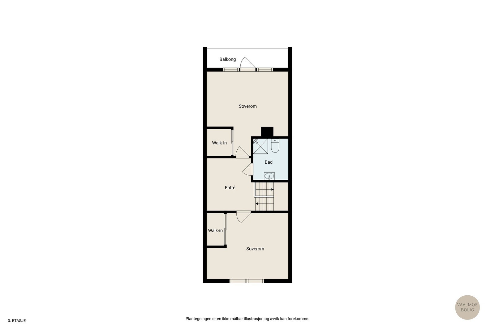 Plantegning 2. etasje Galleribilde