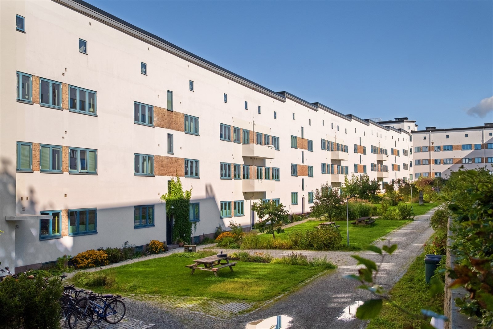 Bakgård. Galleribilde