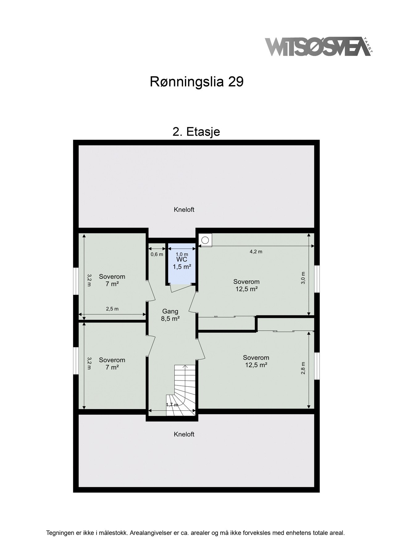 Planskisse 2.etg Galleribilde