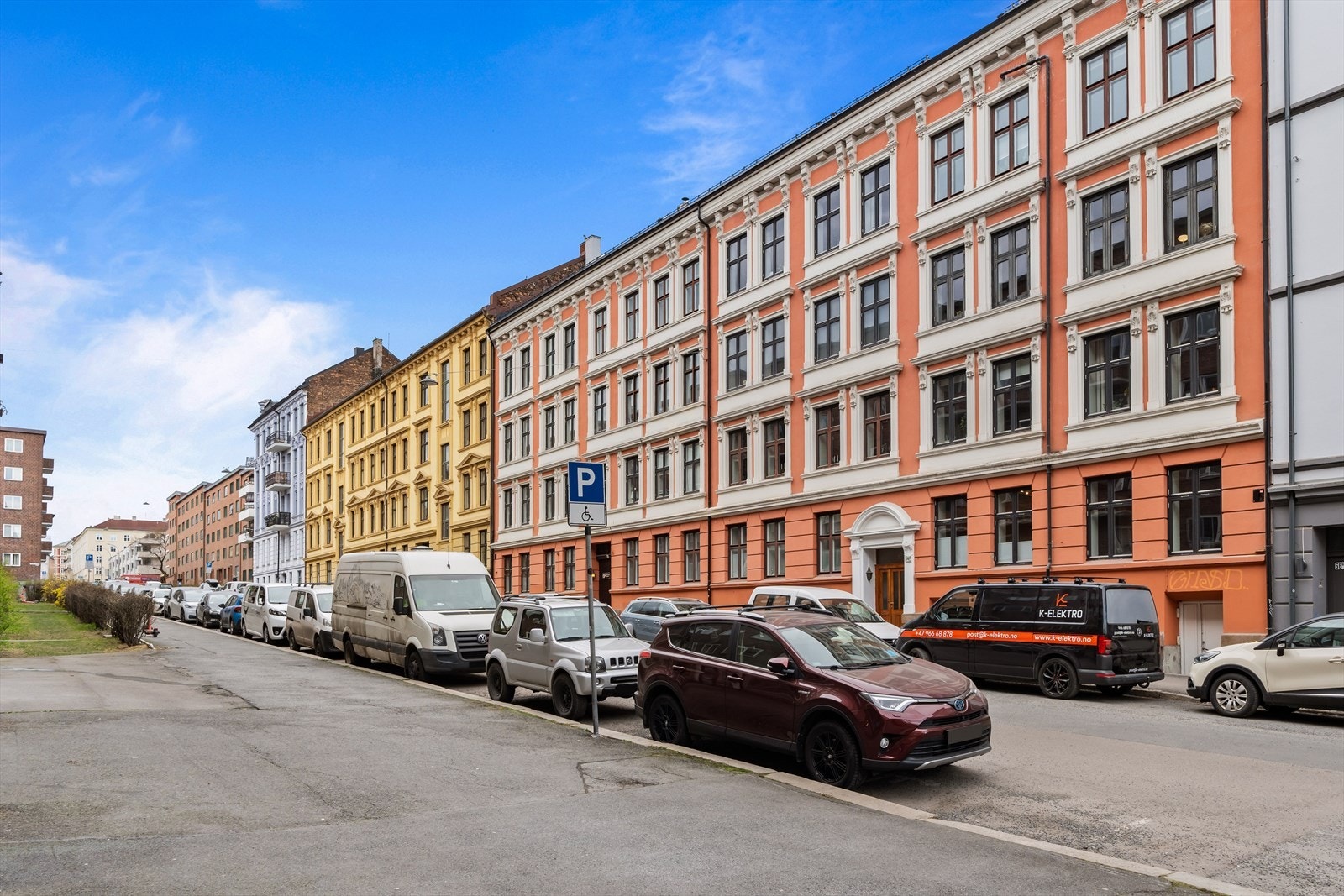 Fasade Bjerregaards gate 64B. Galleribilde