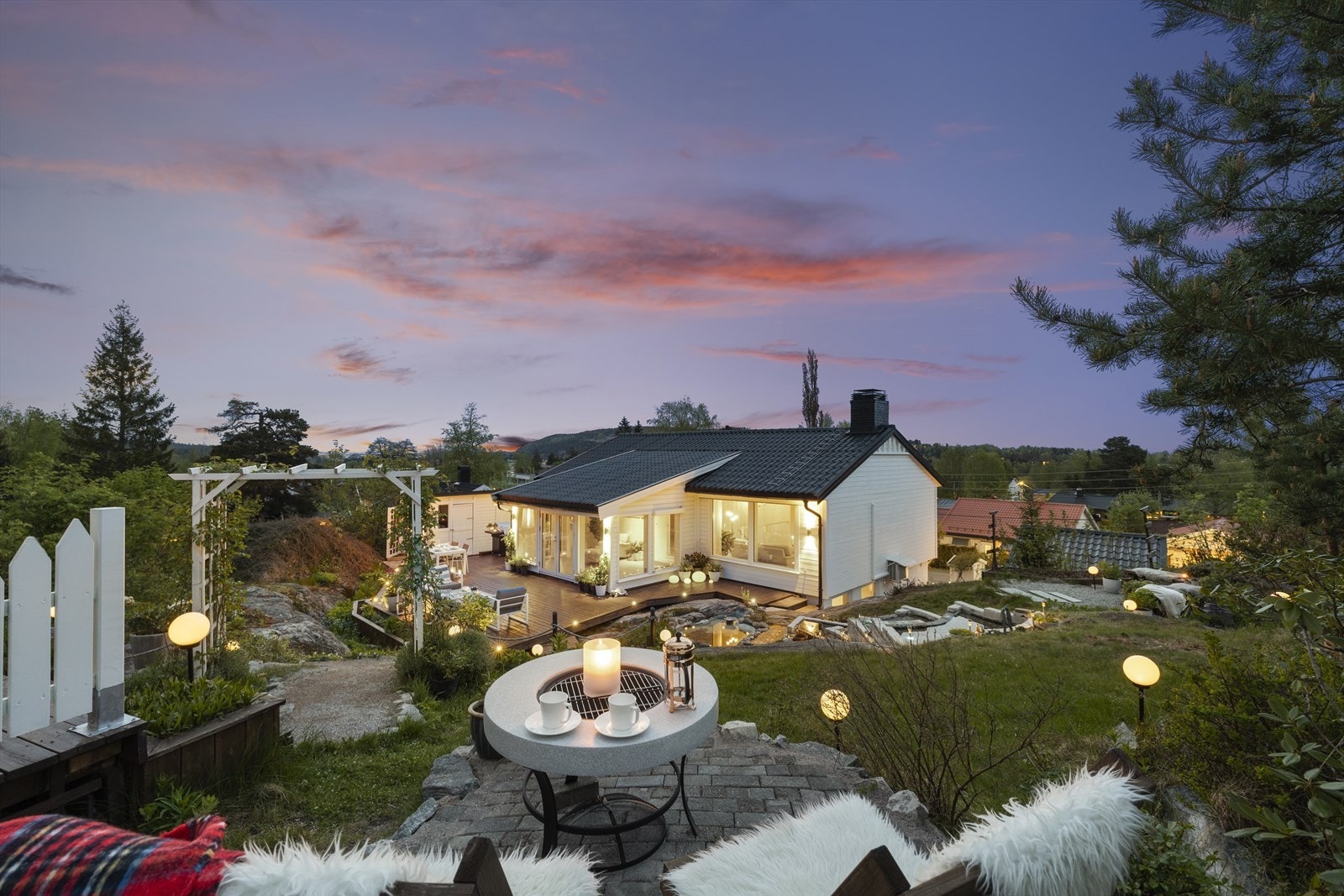 Uteområde. Galleribilde