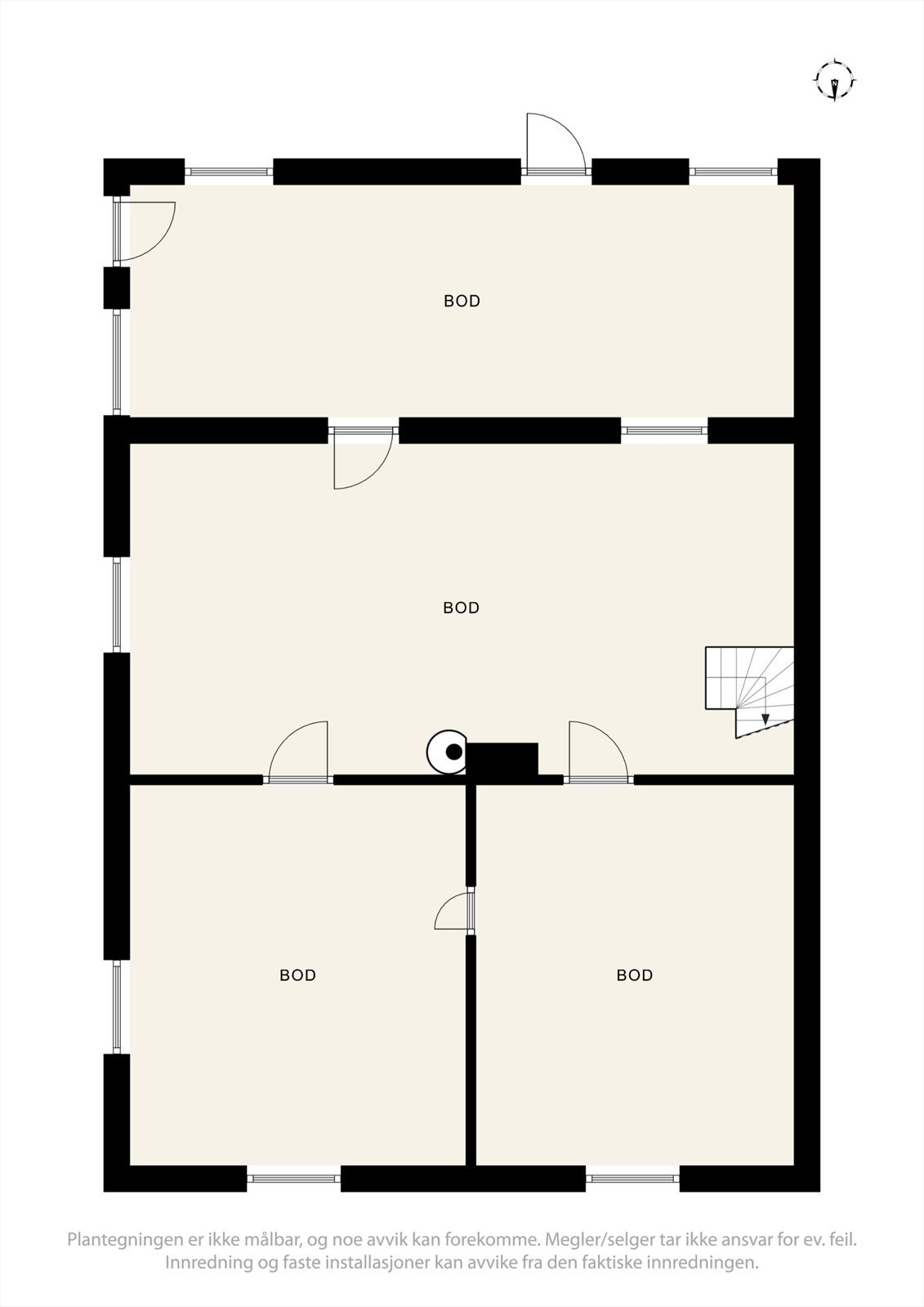 Plantegning - kjeller. Galleribilde