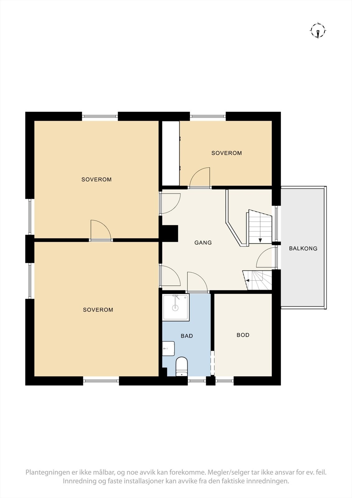 Plantegning - 2. etasje. Galleribilde