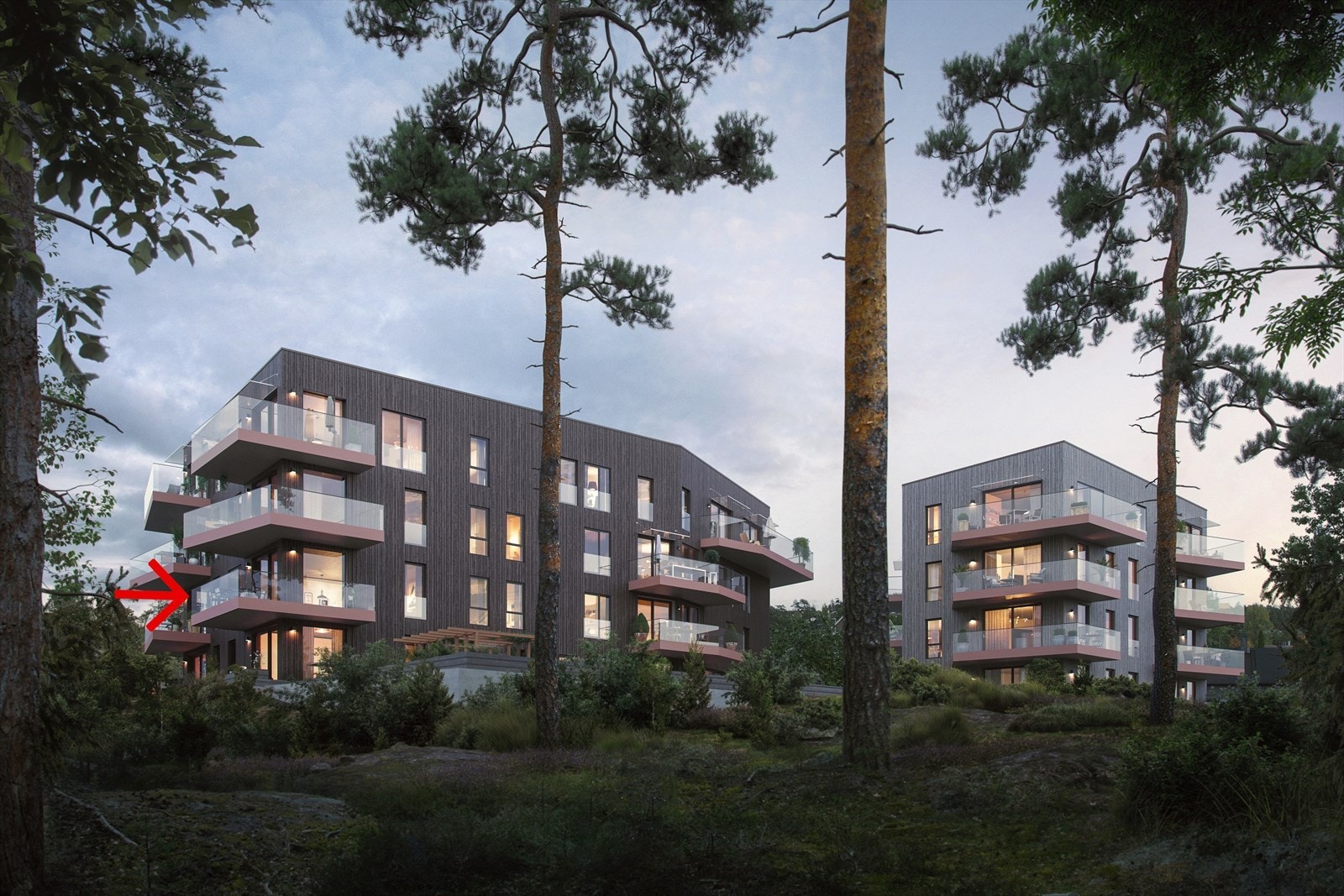 Velkommen til Fjordhøyden A203 ! Bildet er en illustrasjon for presentasjon av prosjektet, avvik vil forekomme Galleribilde