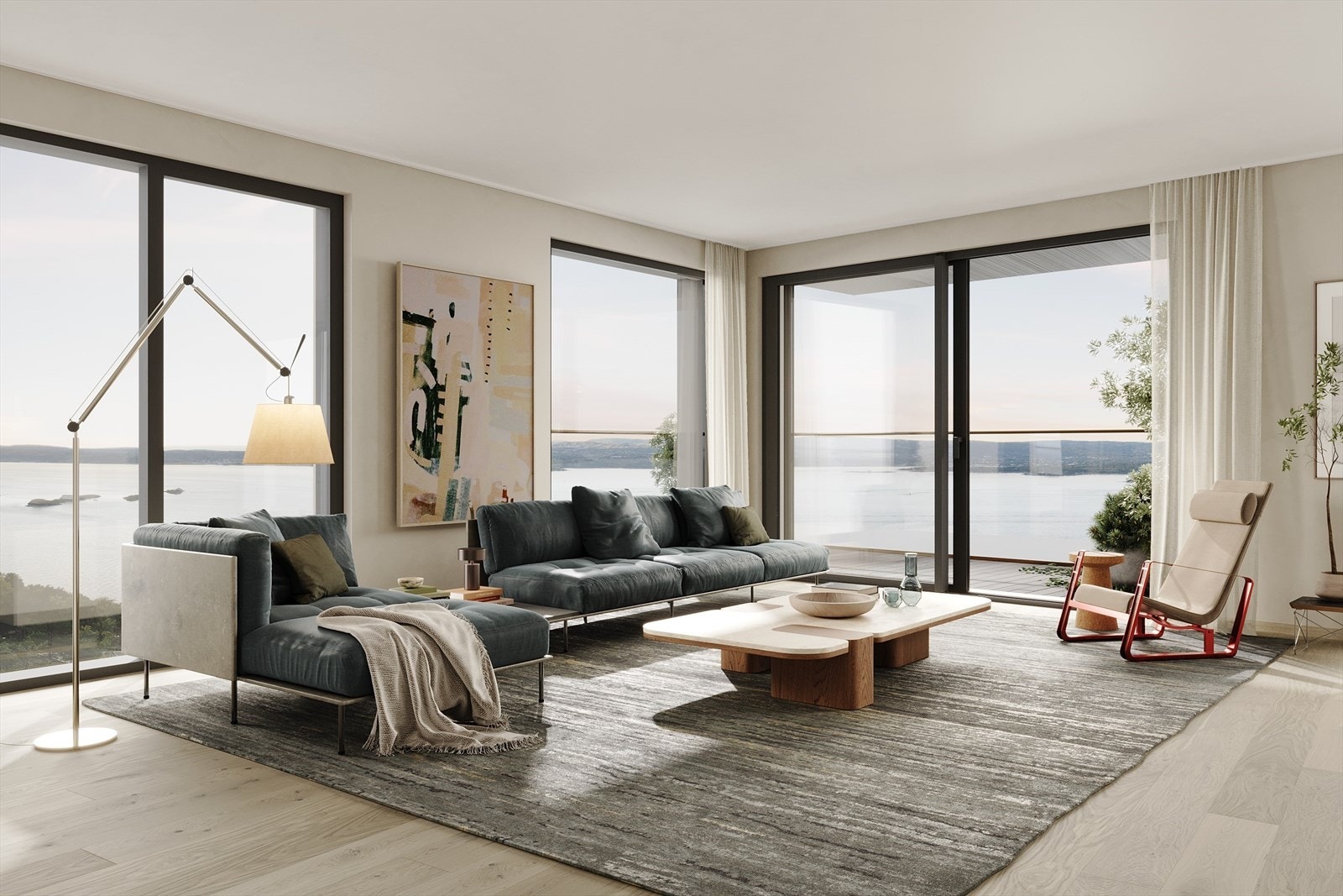 Bildet er en illustrasjon for presentasjon av prosjektet og er ikke utarbeidet for denne leiligheten, avvik vil forekomme Galleribilde