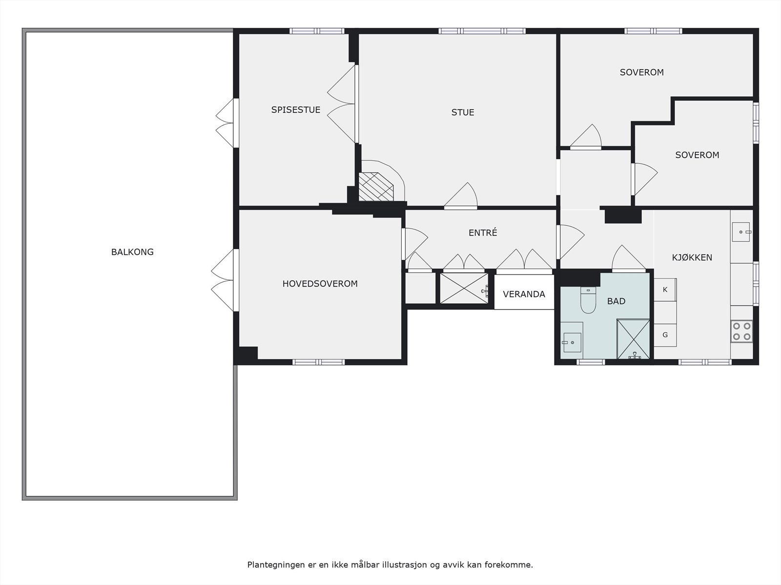Plantegning Galleribilde