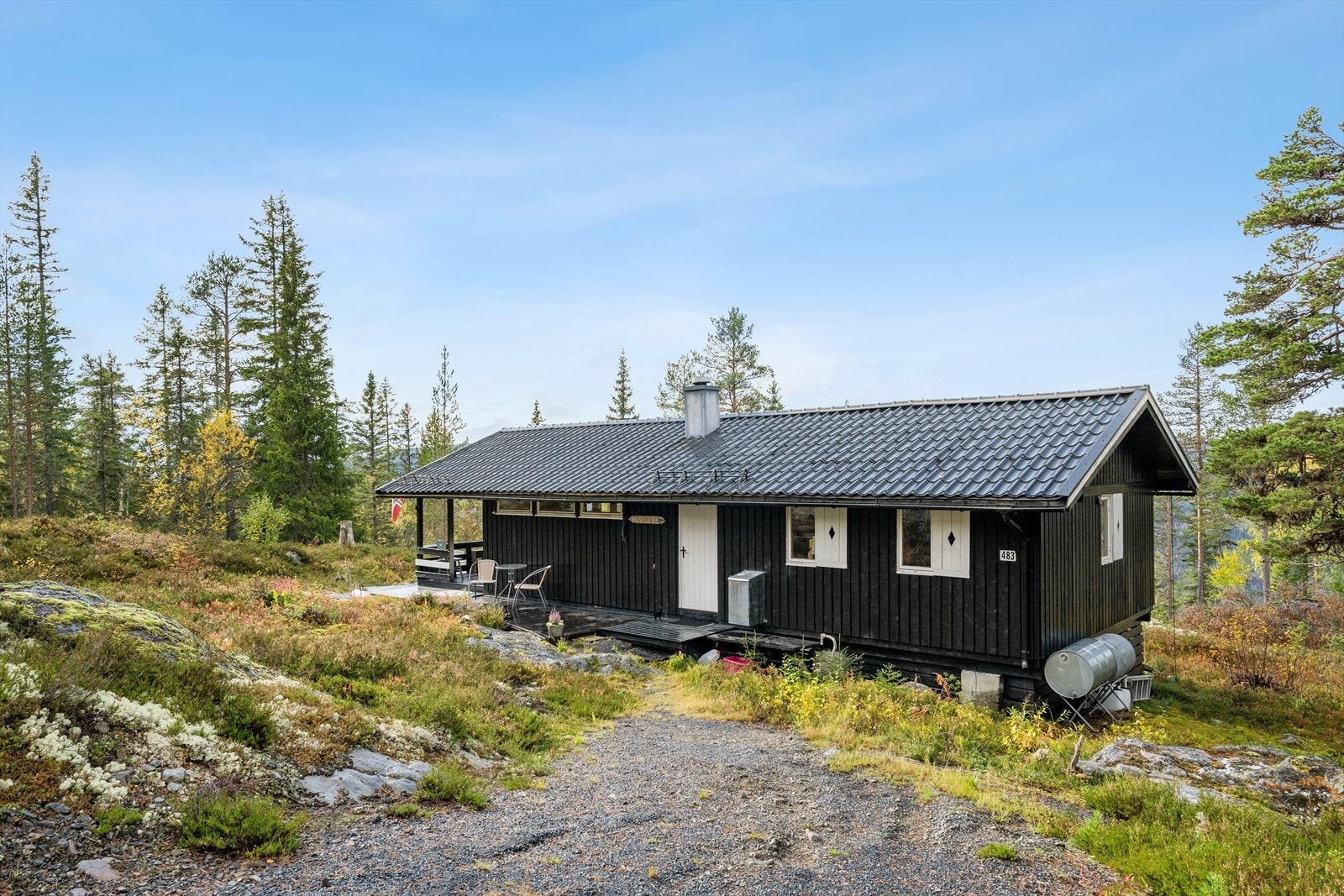 Meget gode solforhold på eiendommen. Galleribilde