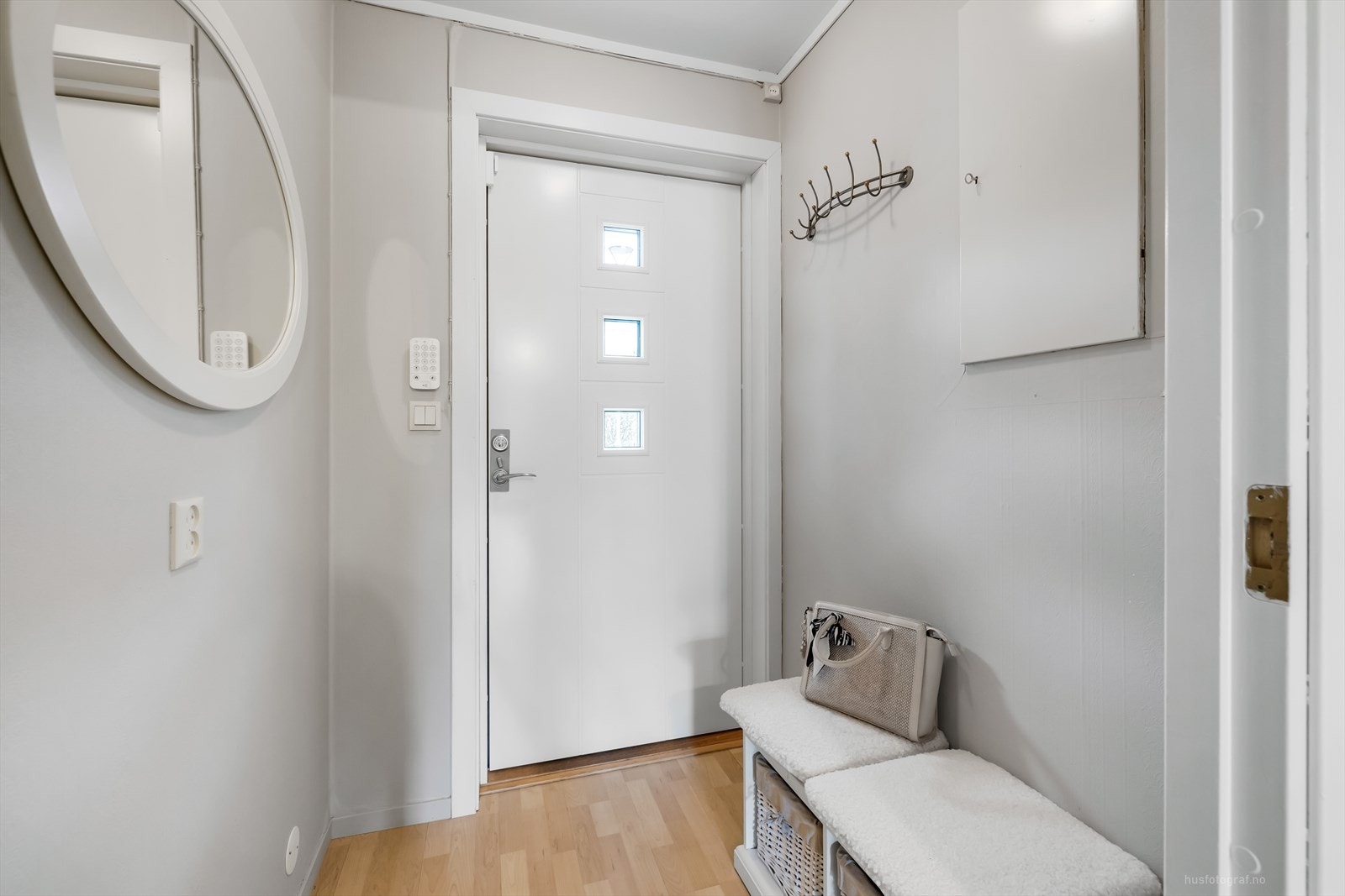 Velkommen inn! Dette er da entre Galleribilde