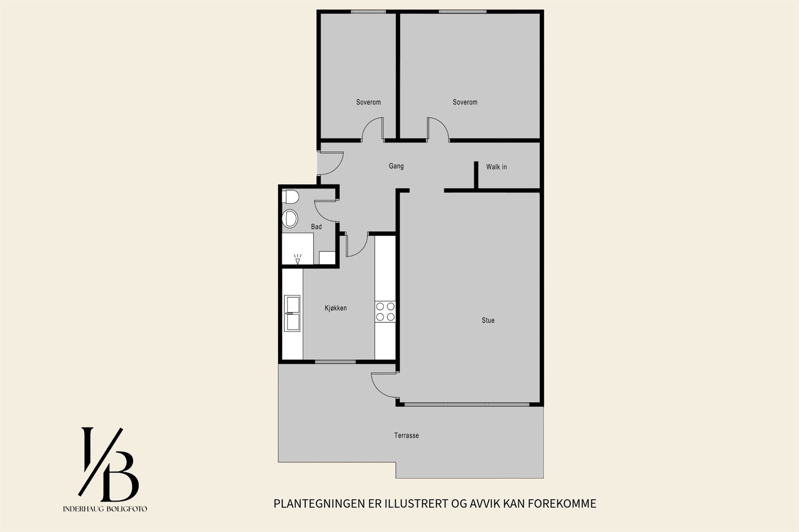Plantegning Galleribilde