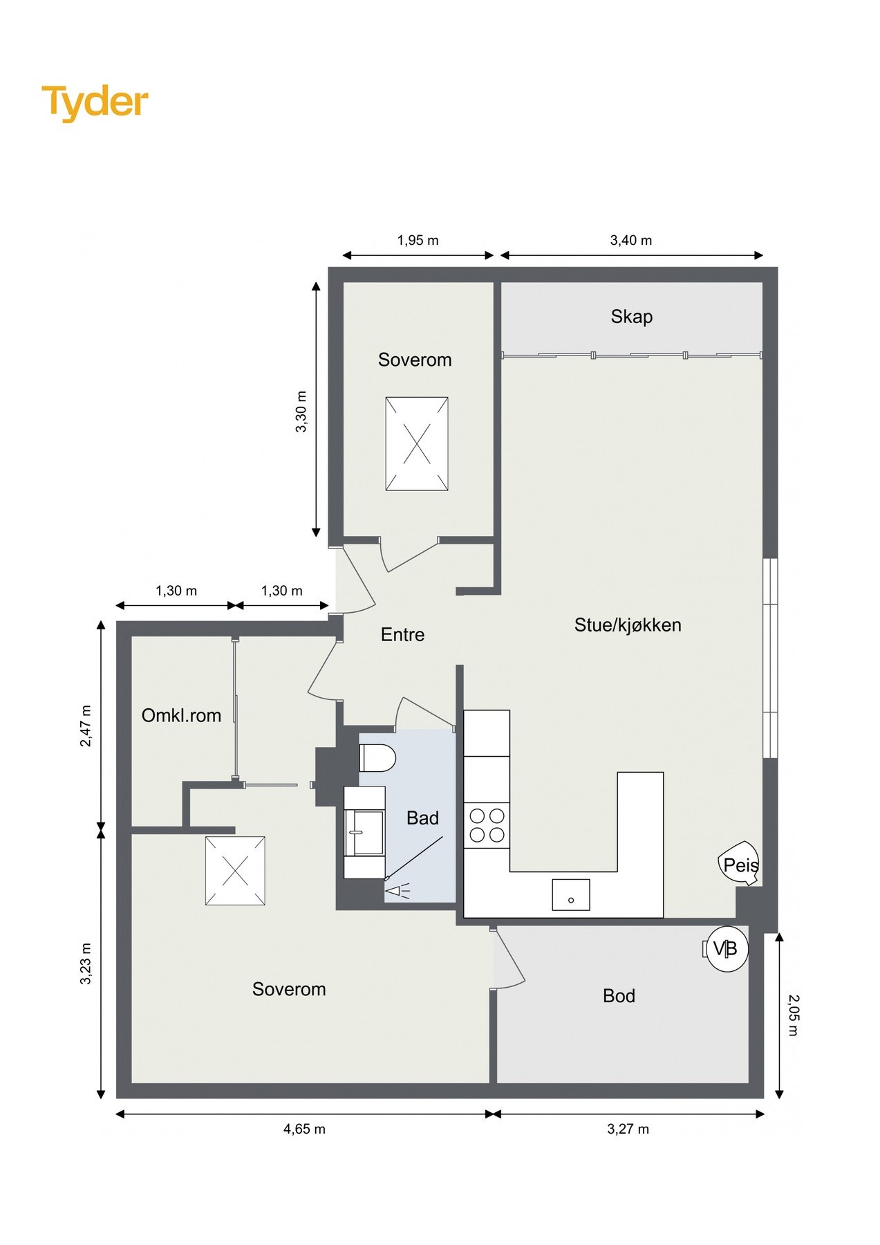 Plantegning. Galleribilde