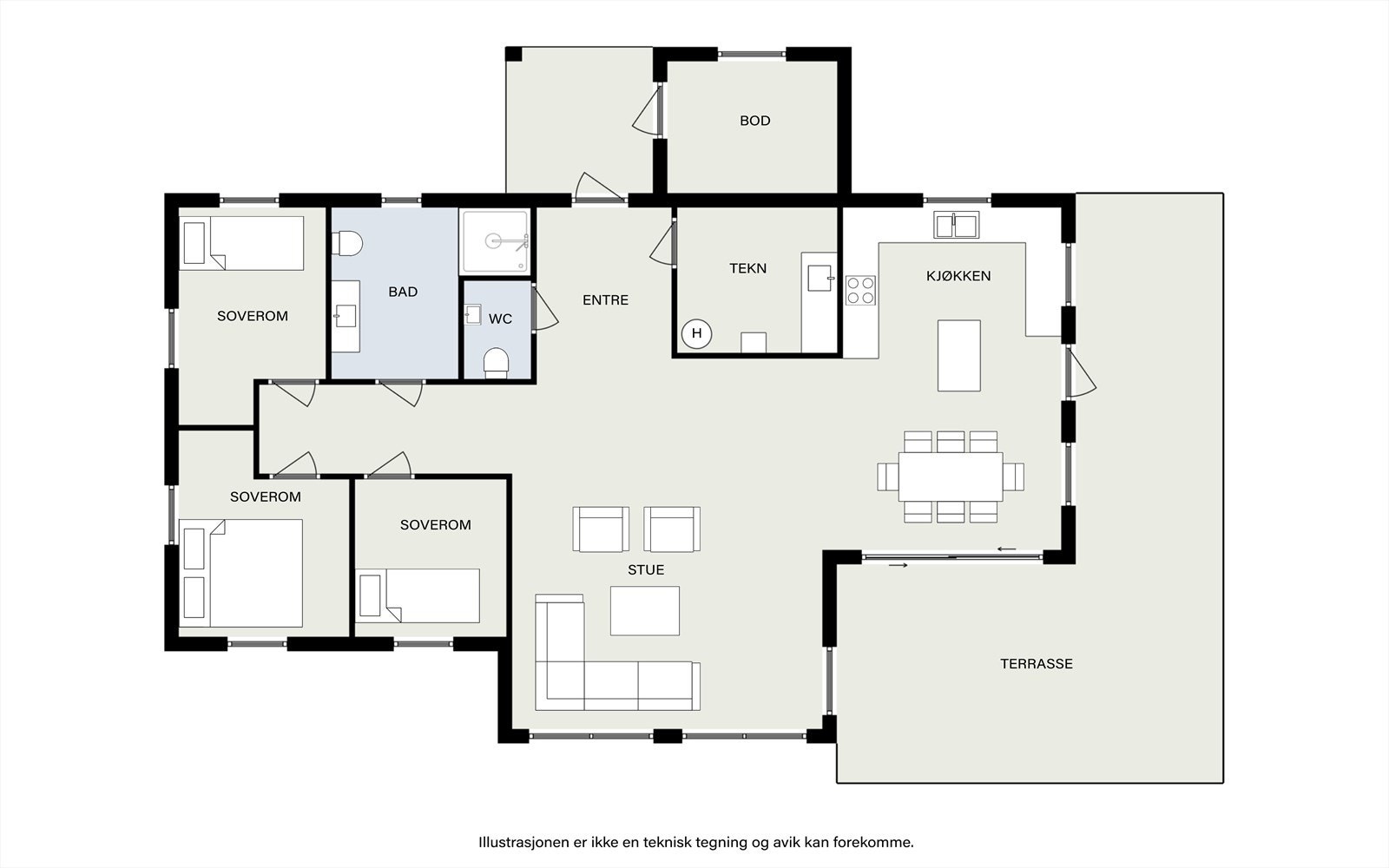 Plantegning. Galleribilde