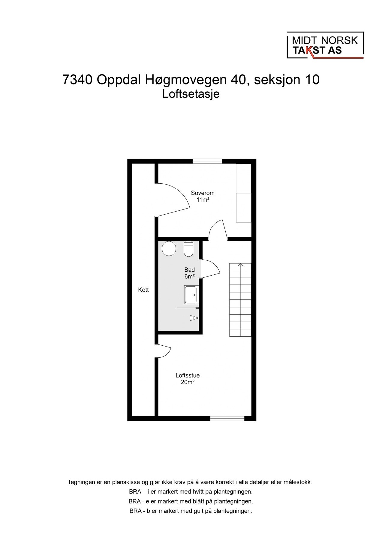 Planskisse 2. etasje. Galleribilde