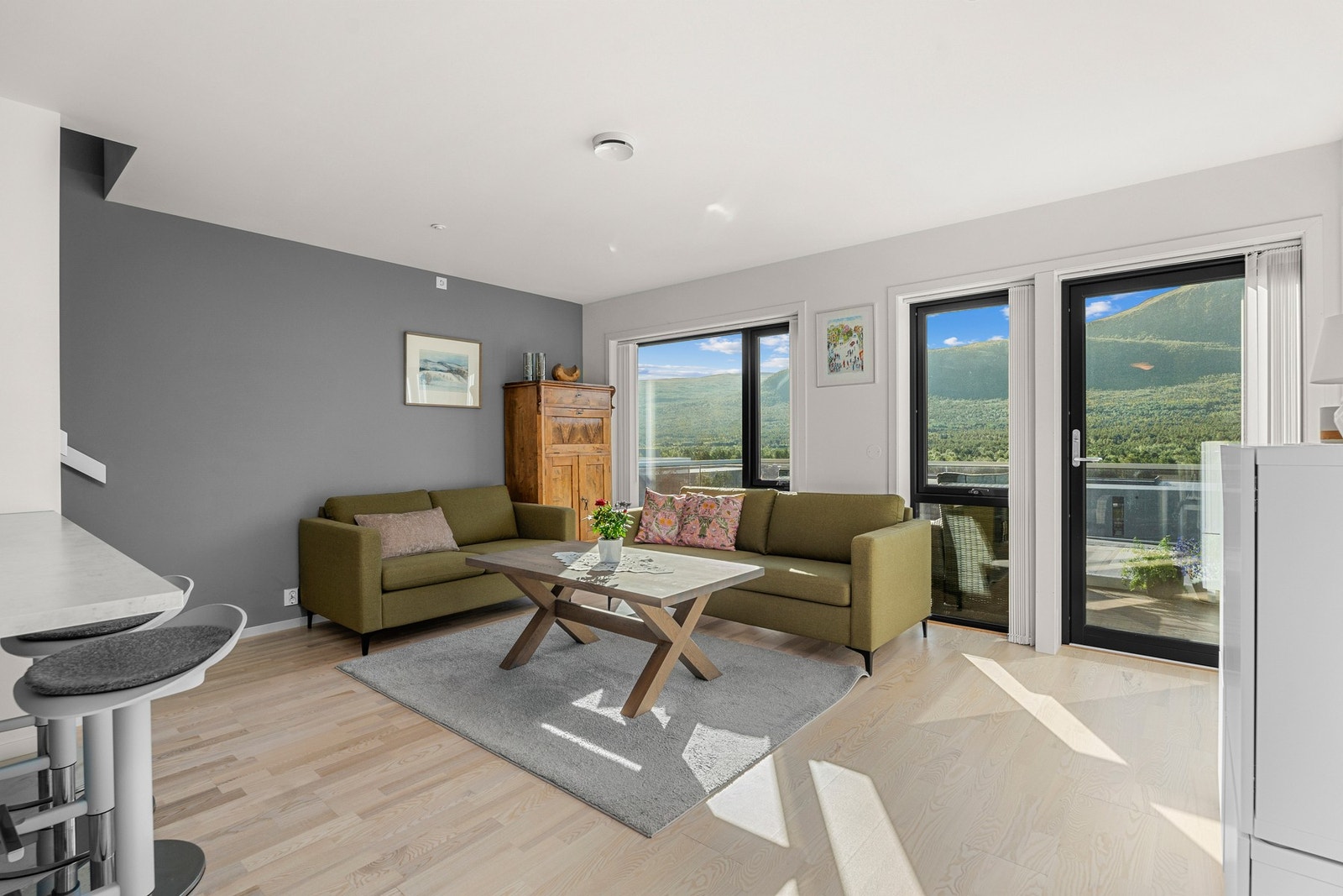 Leiligheten har ventilasjonsanlegg med varmegjenvinner. Galleribilde