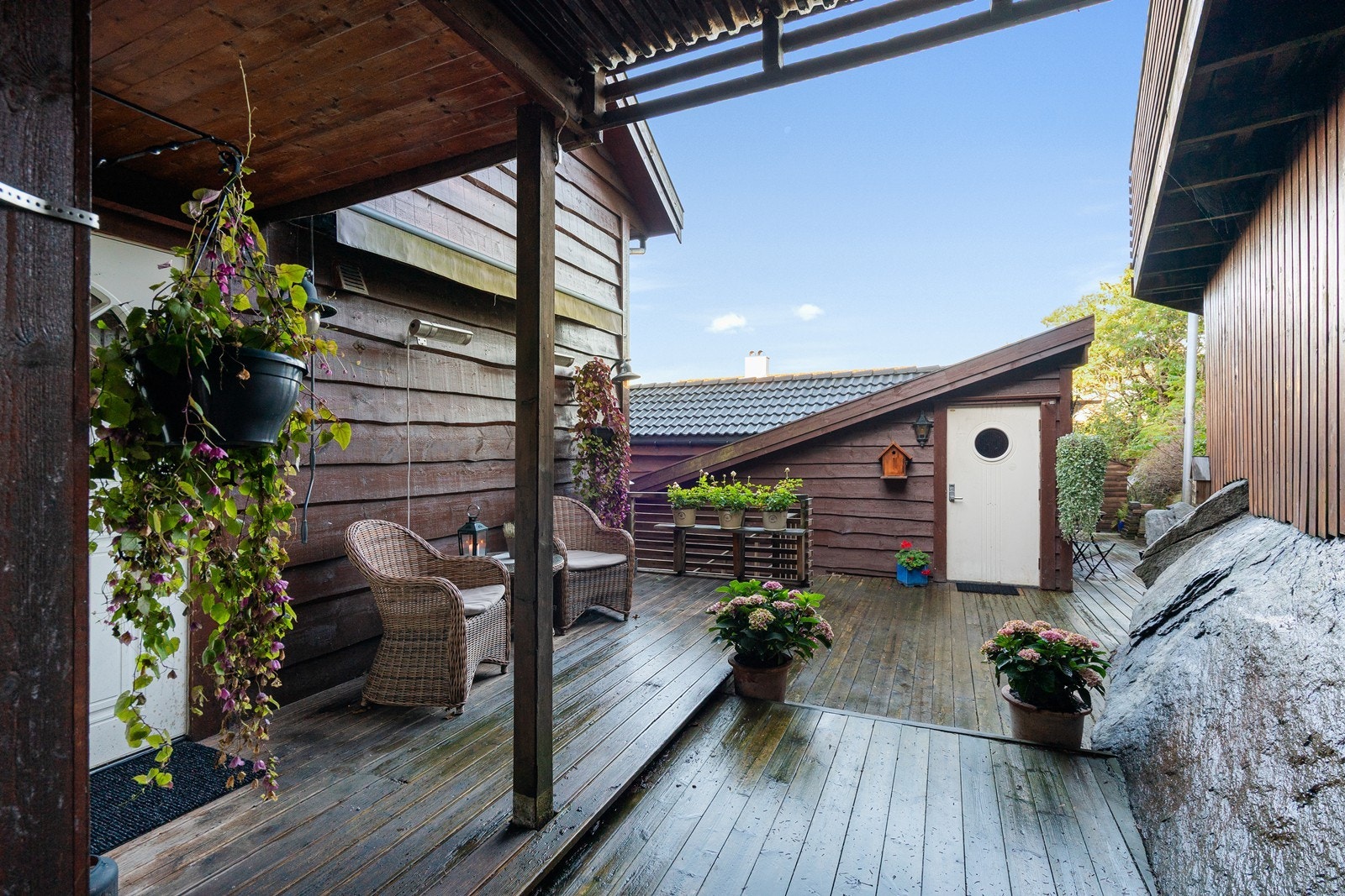 Inngang til loft over garasjen. Galleribilde