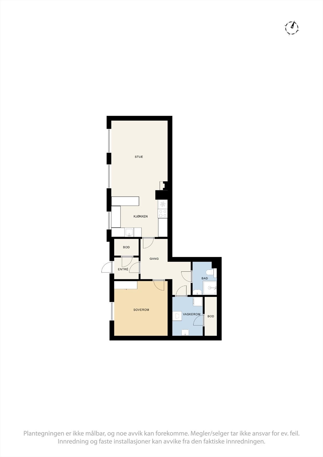 Plantegninger underetasje utleiedel Galleribilde