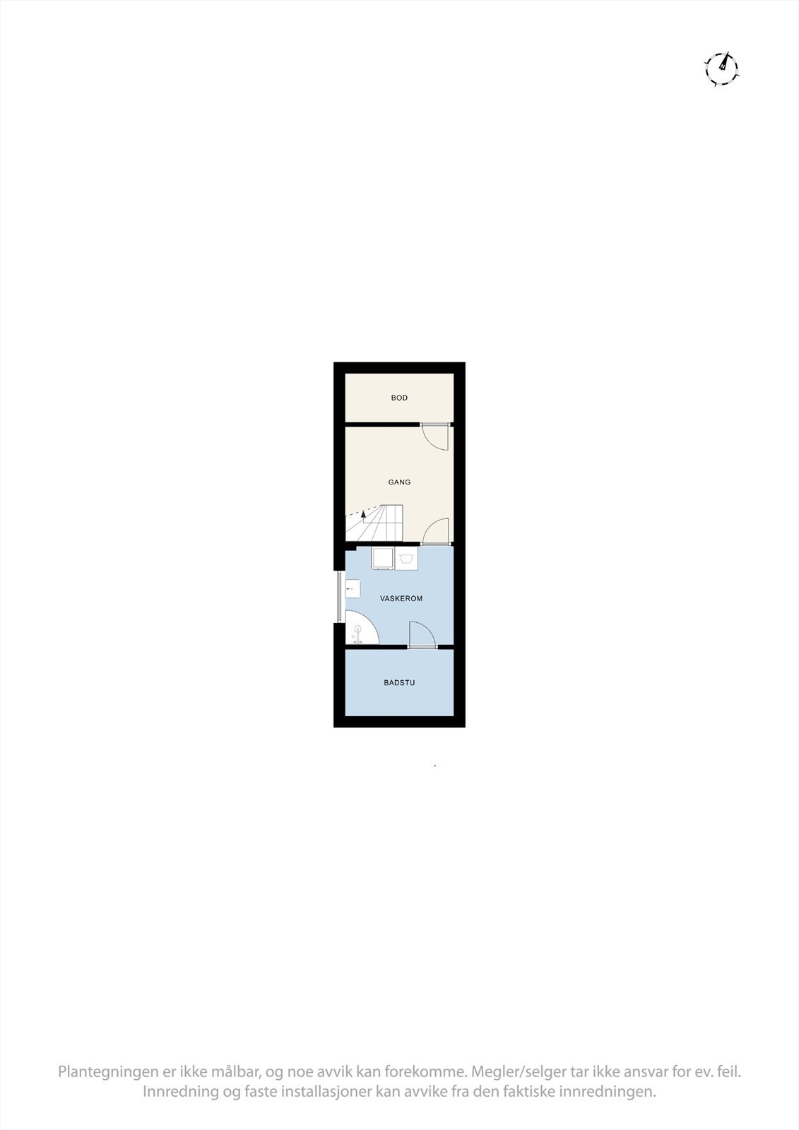 Plantegninger underetasje hoveddel Galleribilde