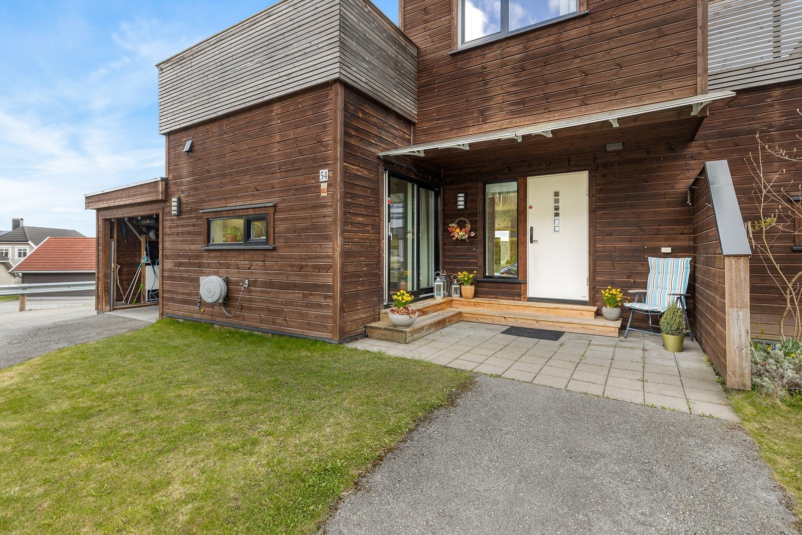 Hyggelig inngangsparti. Galleribilde