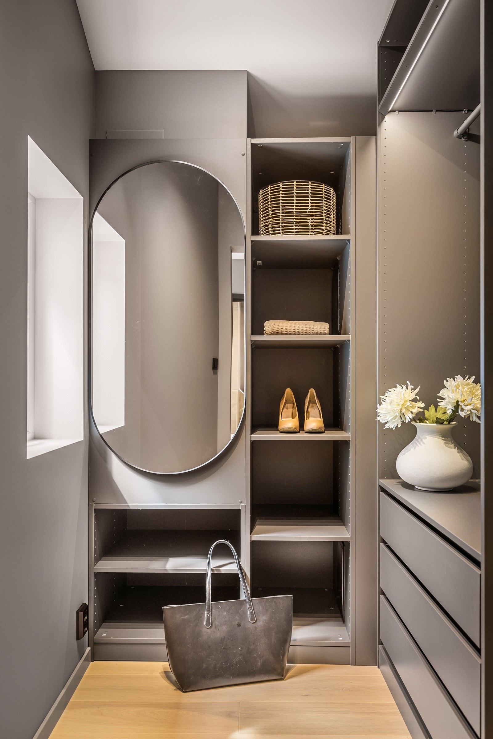 Walk-in garderobe Galleribilde