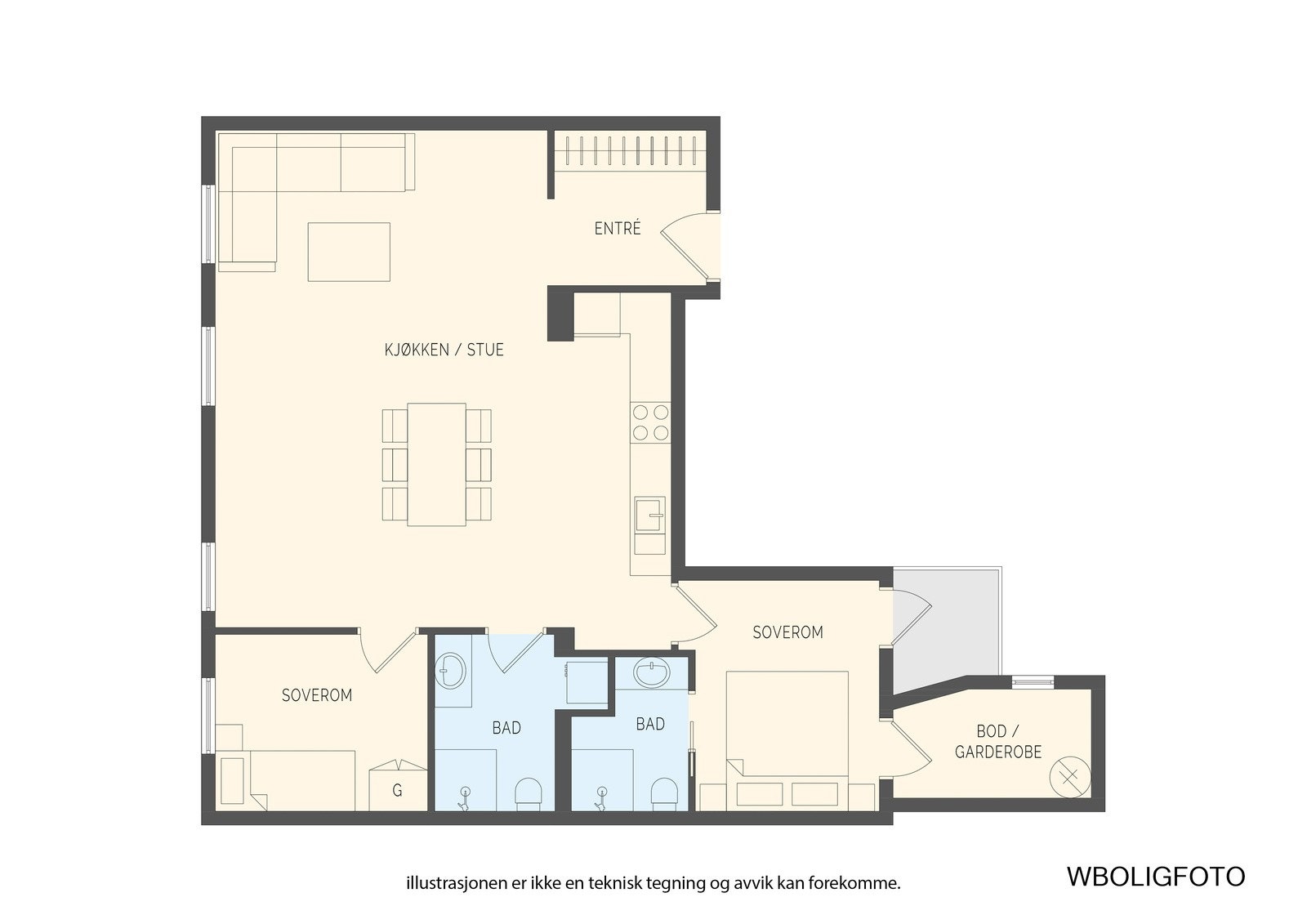 God planløsning Galleribilde