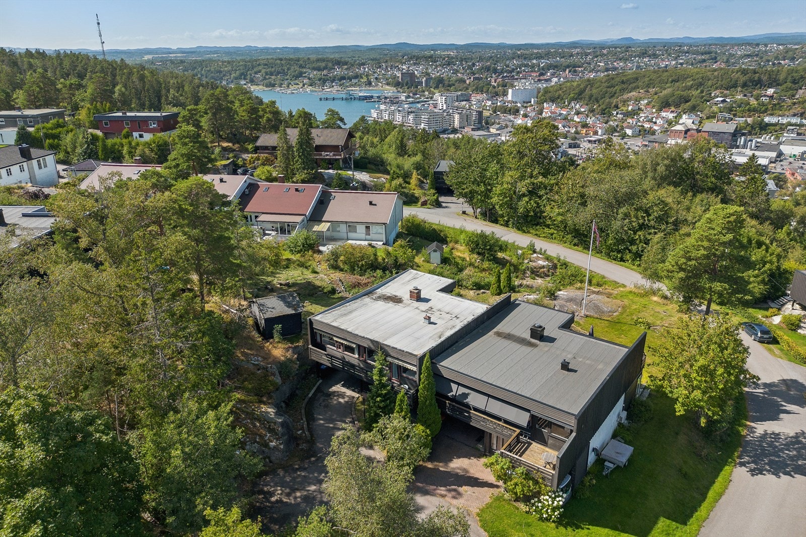 På toppen av Sandefjord, bor du høyt og fritt. Galleribilde