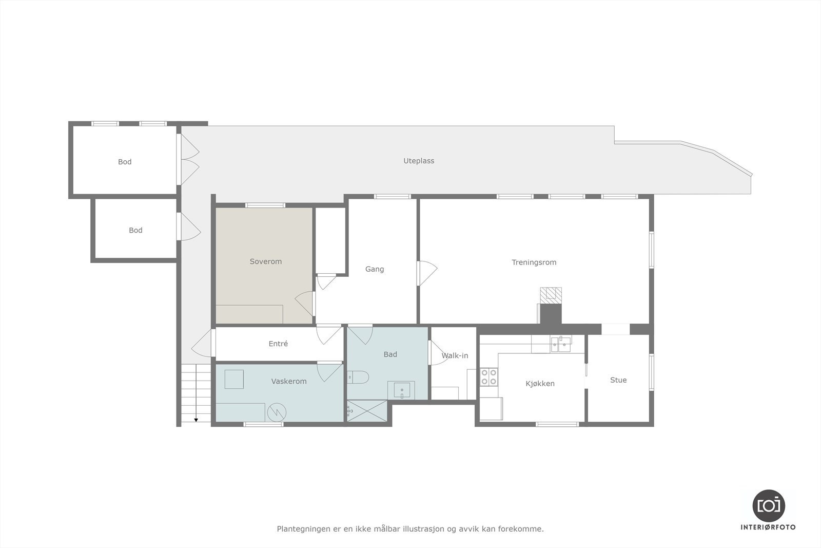 Plantegning Galleribilde