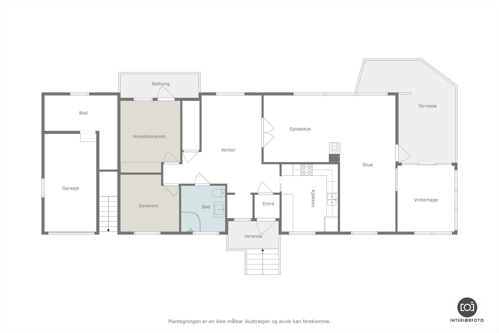 Plantegning Galleribilde