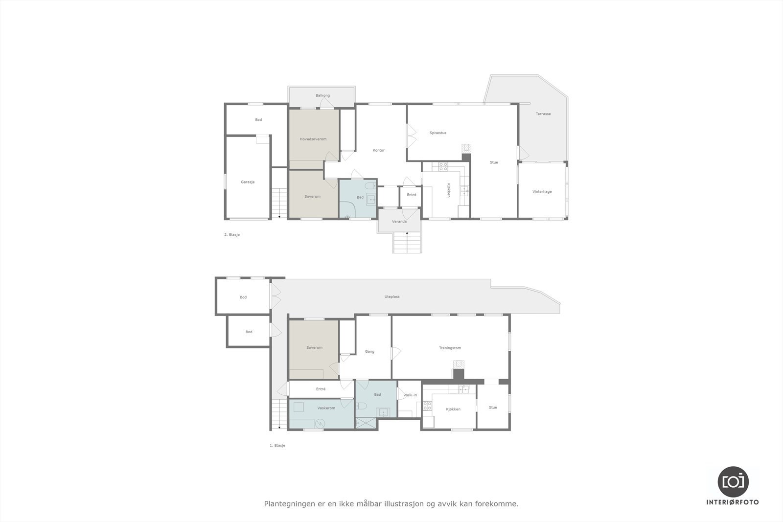 Plantegning Galleribilde