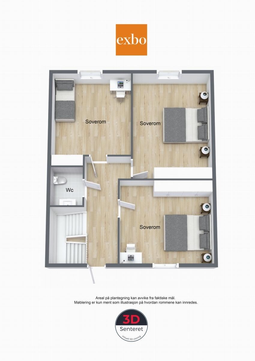 Plantegning 2.etasje Galleribilde