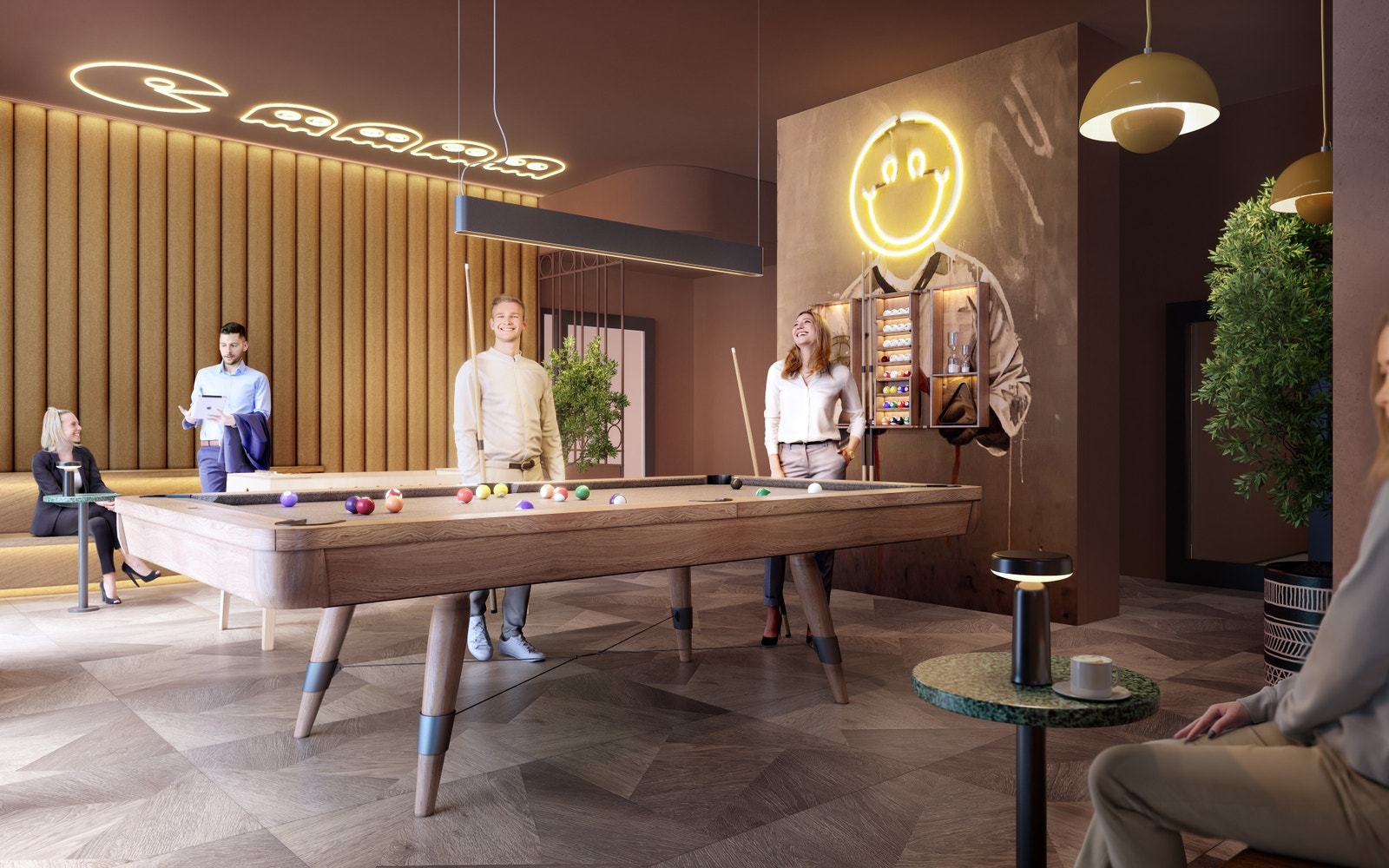 Spillsone med lounge! Et avbrekk i en hektisk hverdag. Podcast-studio like ved. Galleribilde