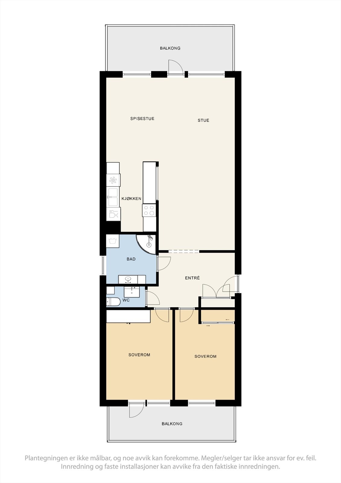 Plantegning Galleribilde