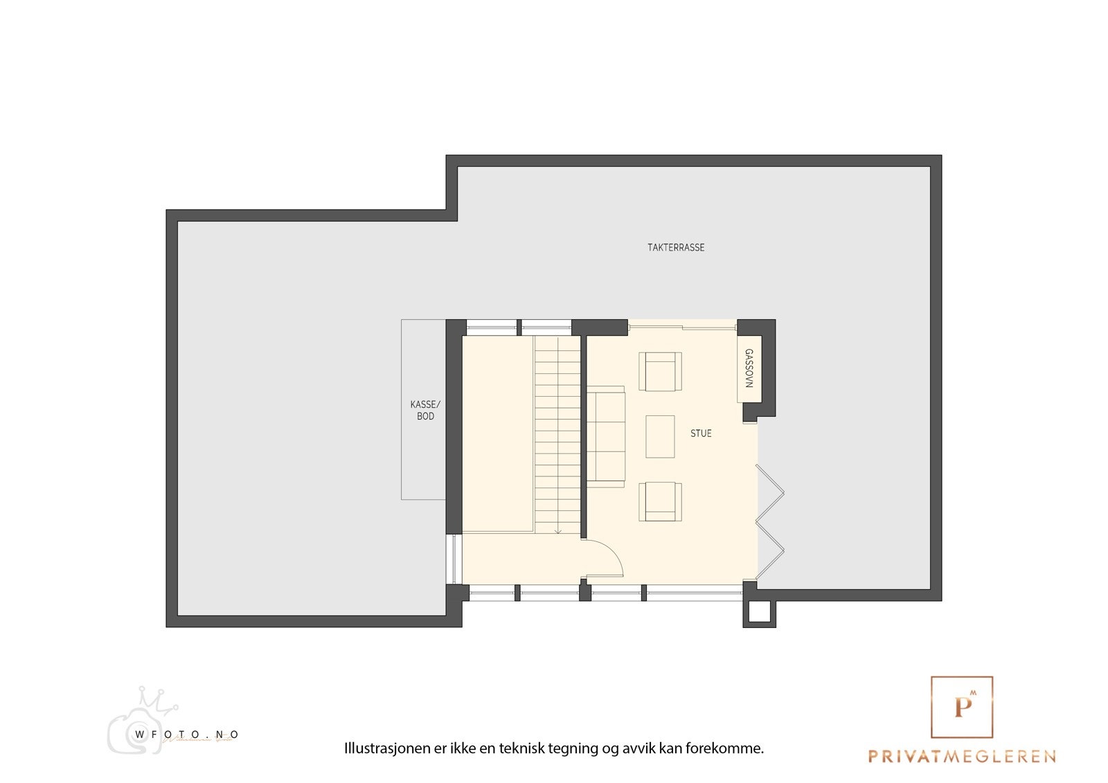 - Plantegning 3.etasje -