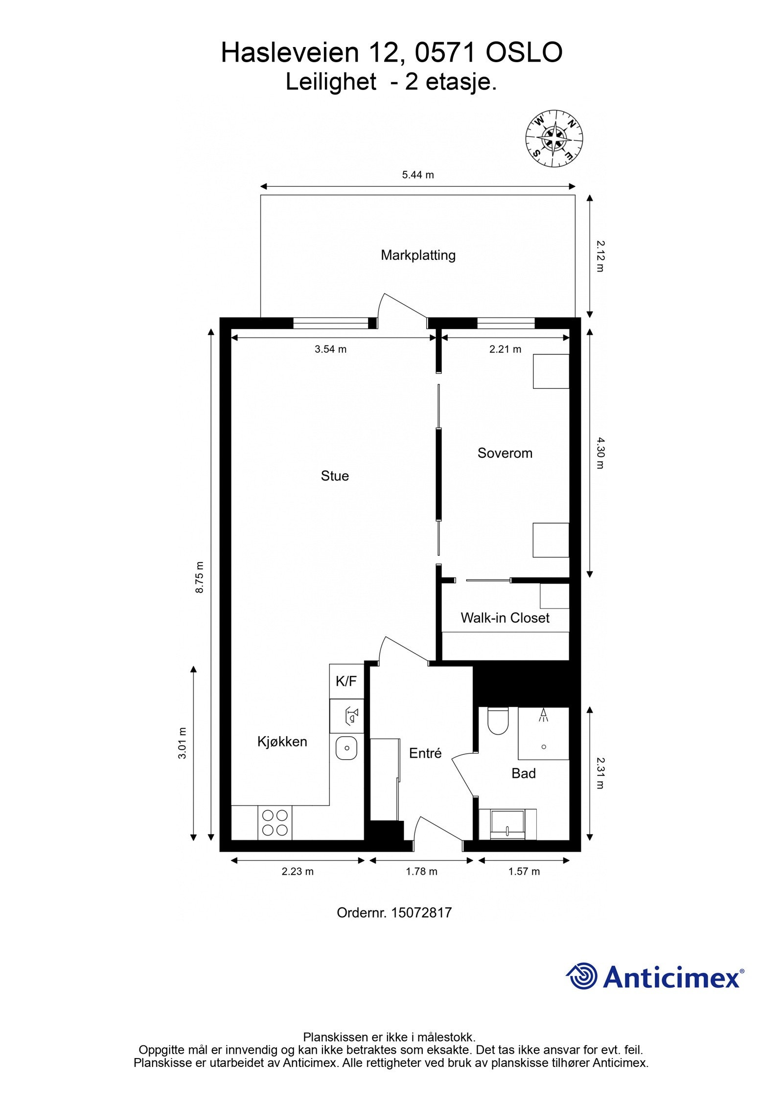 Plantegning. Galleribilde